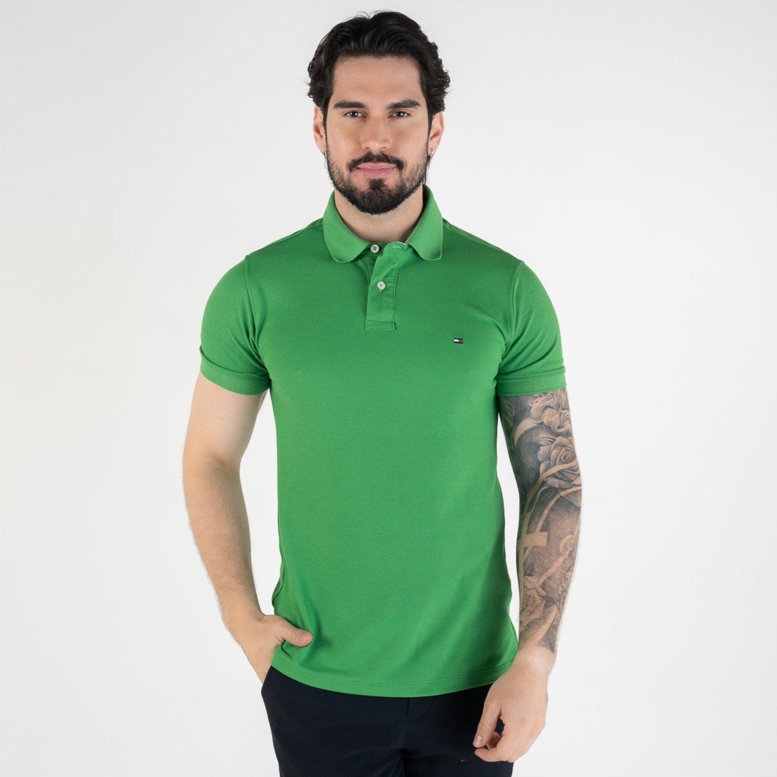 Camisa Polo Tommy Hilfiger Verde