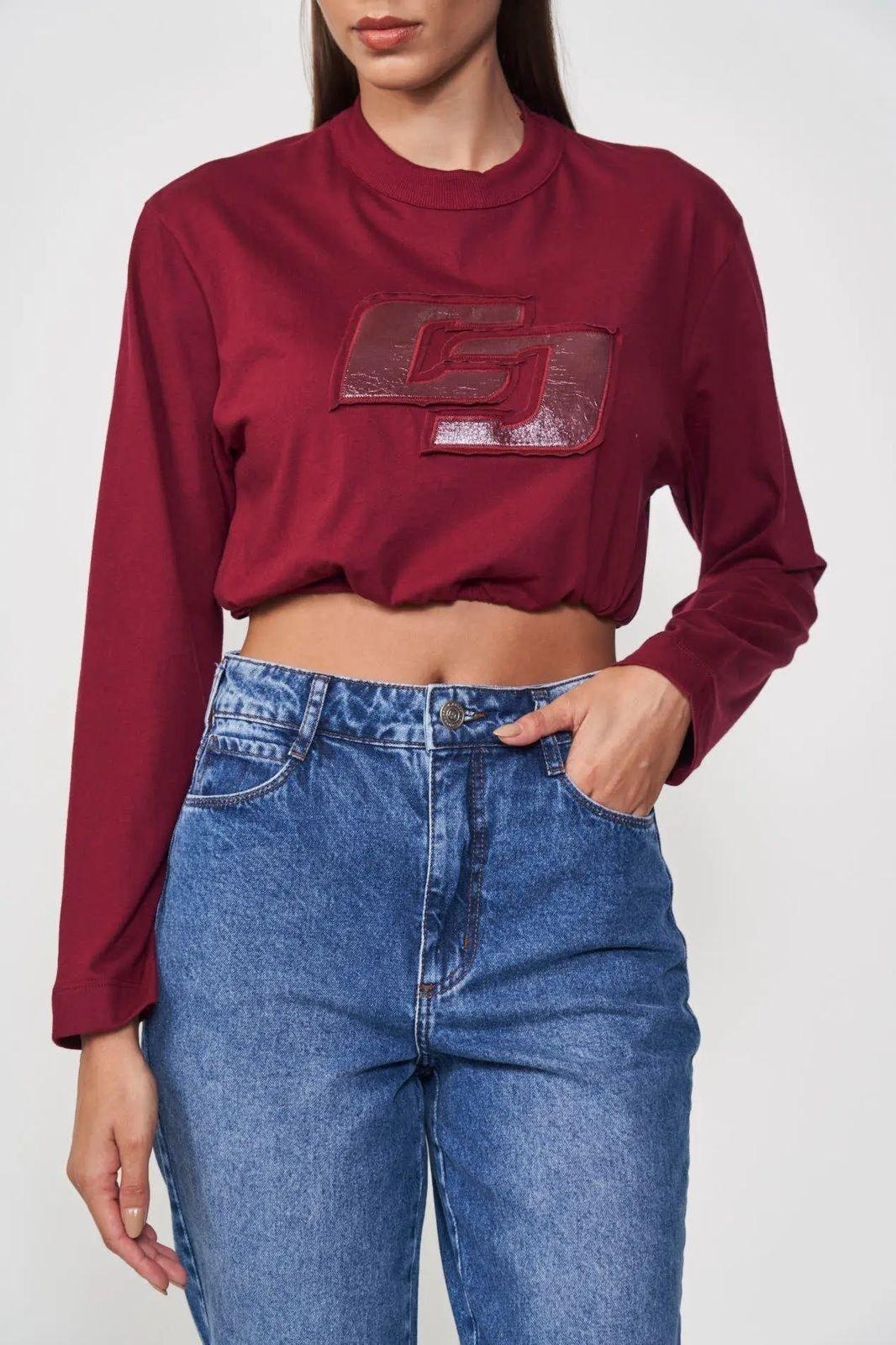 Camiseta Colcci Bordo Bloodstone