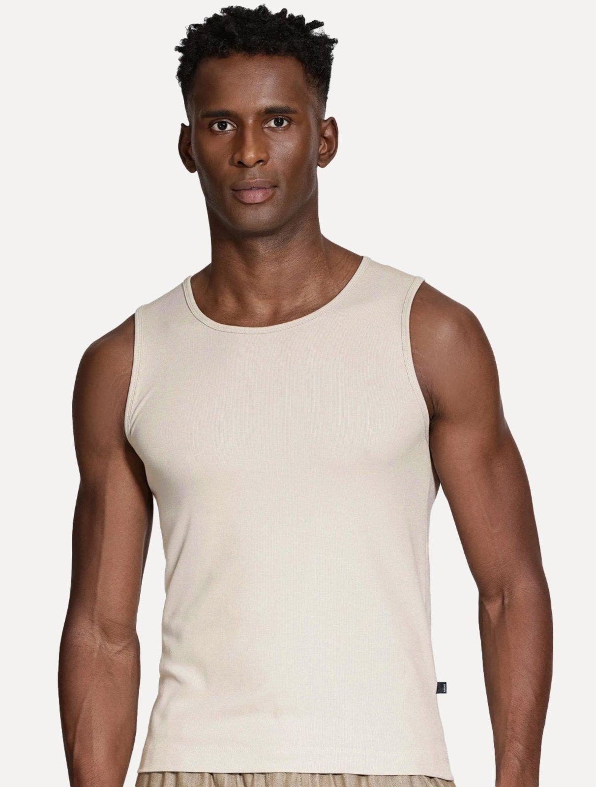 Regata Aramis Masculina Regular Comfort Ribana Lisa Areia