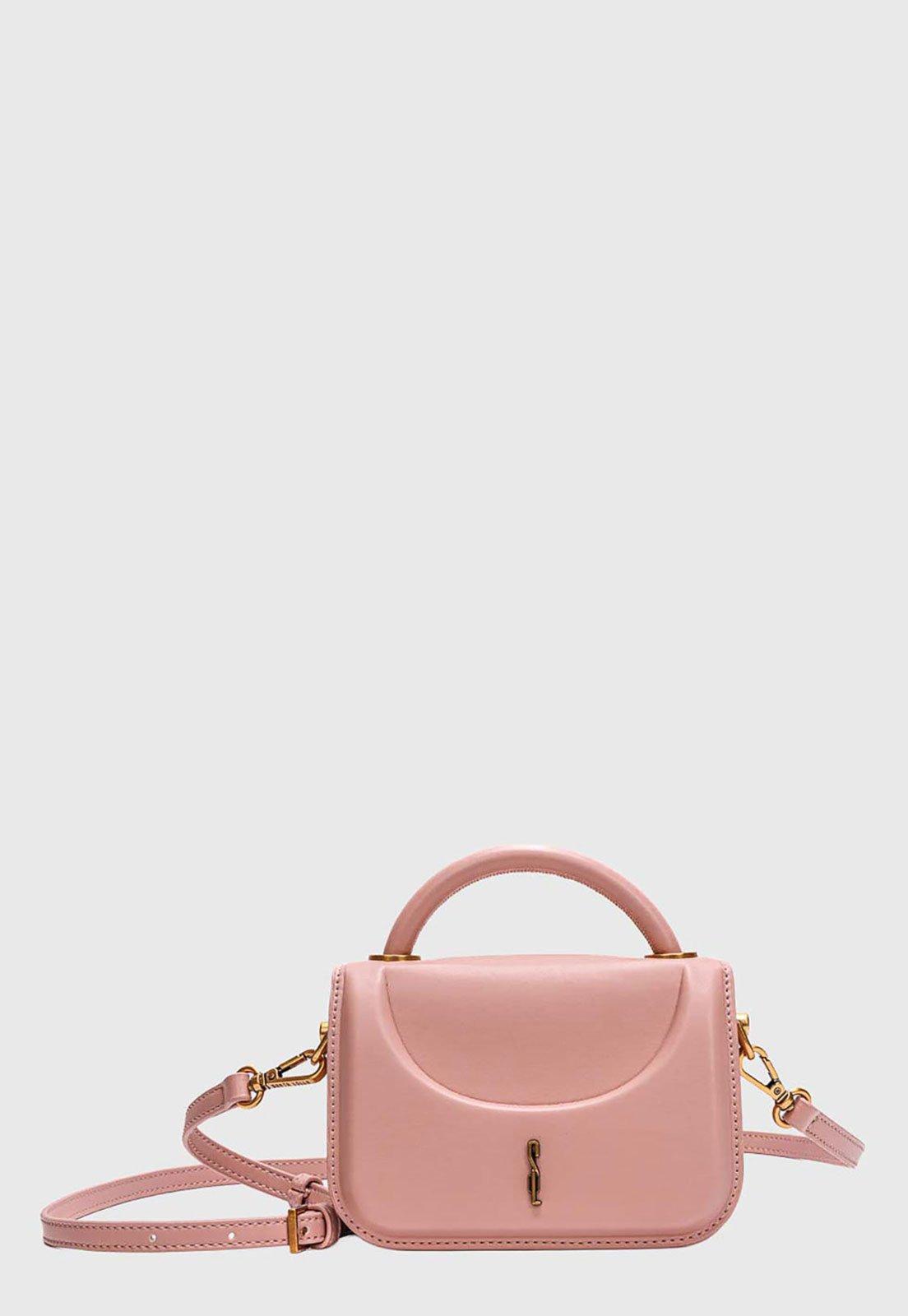 Bolsa Feminina Santa Lolla Estruturada Rosa