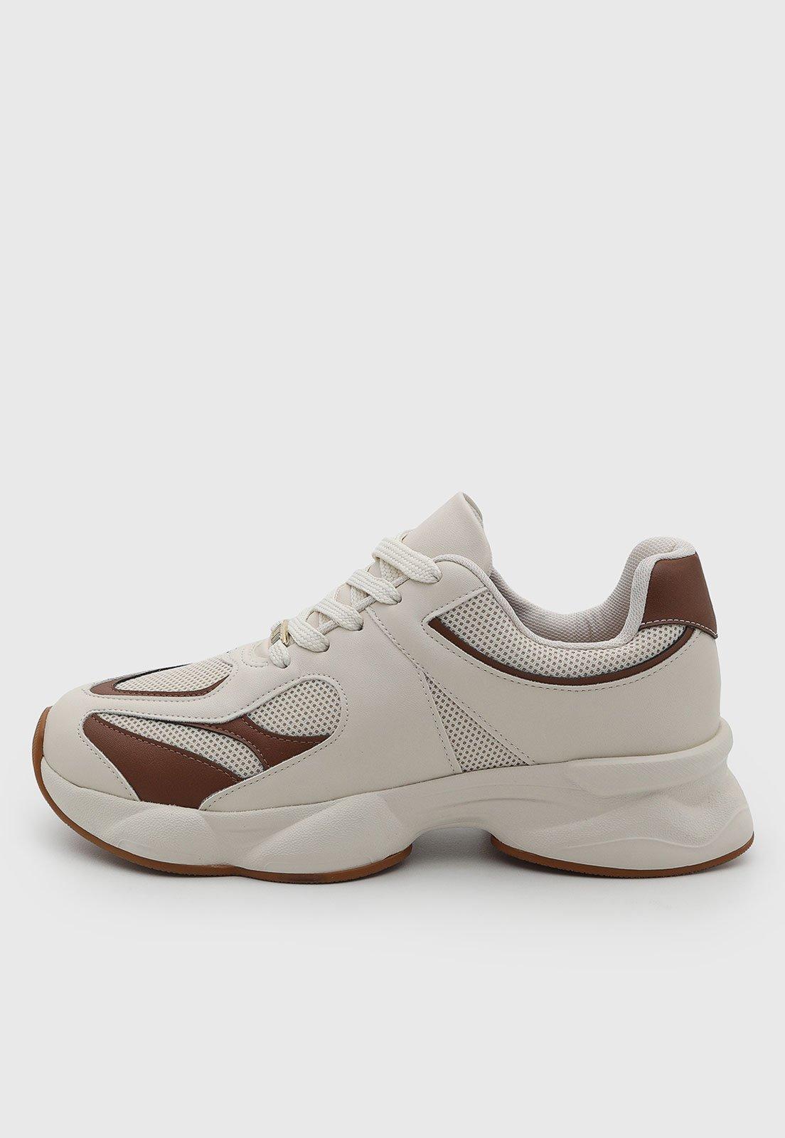Tênis Feminino Vizzano Casual Off-White