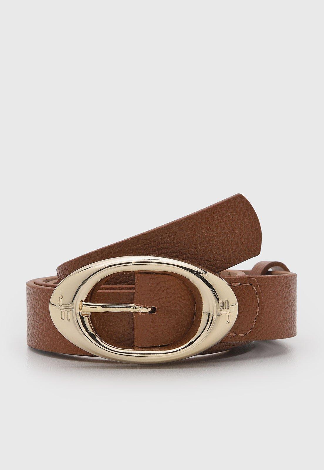 Cinto Feminino Jorge Bischoff Couro Marrom