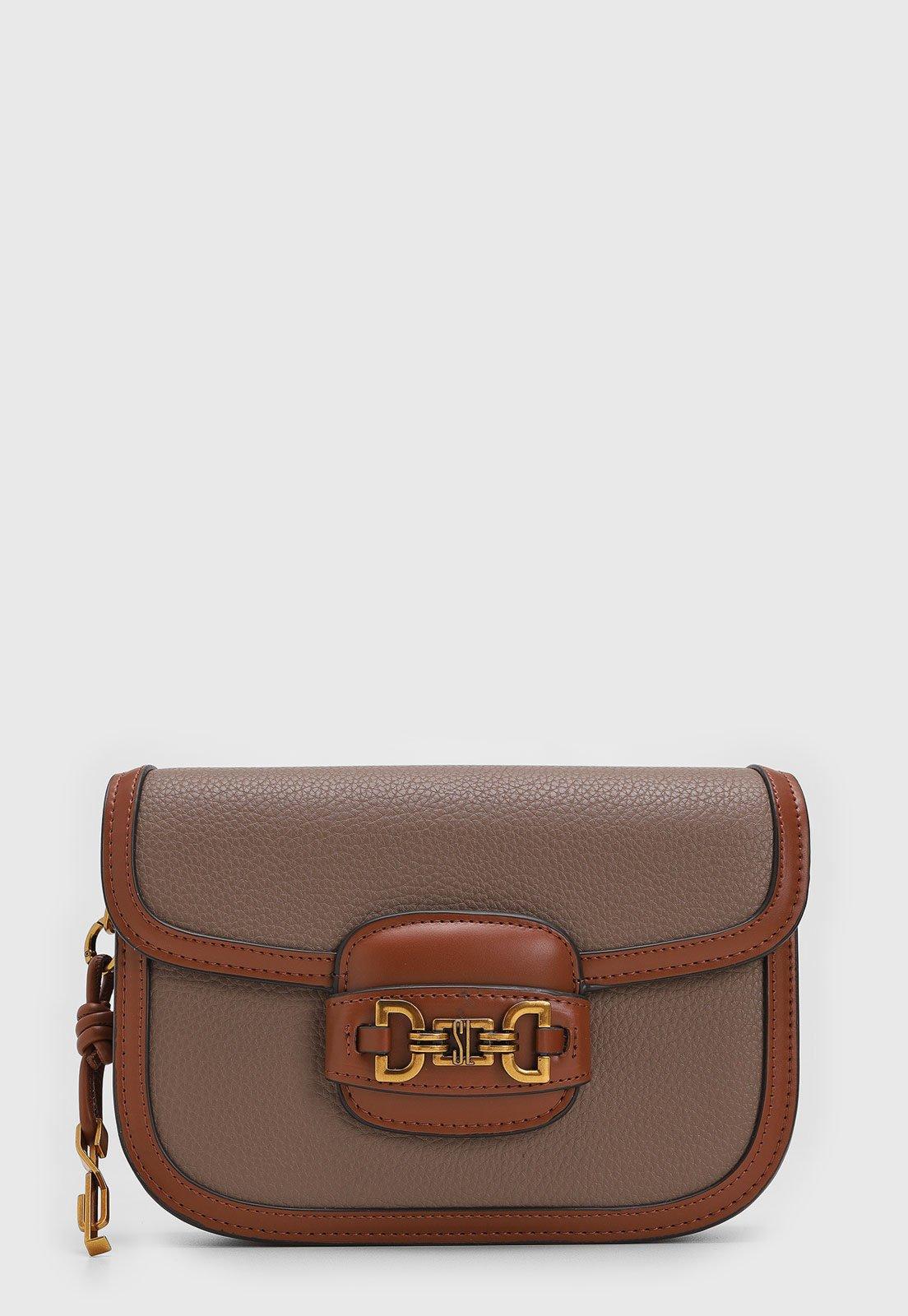Bolsa Tiracolo Santa Lolla Alça Removivel Marrom