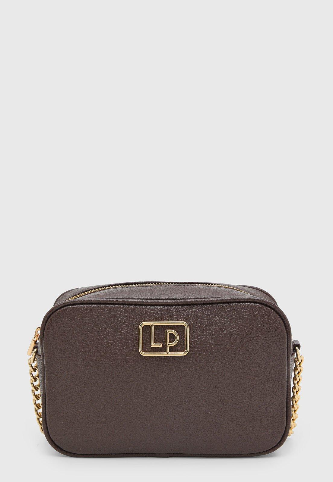 Bolsa Feminina Lança Perfume Couro Marrom