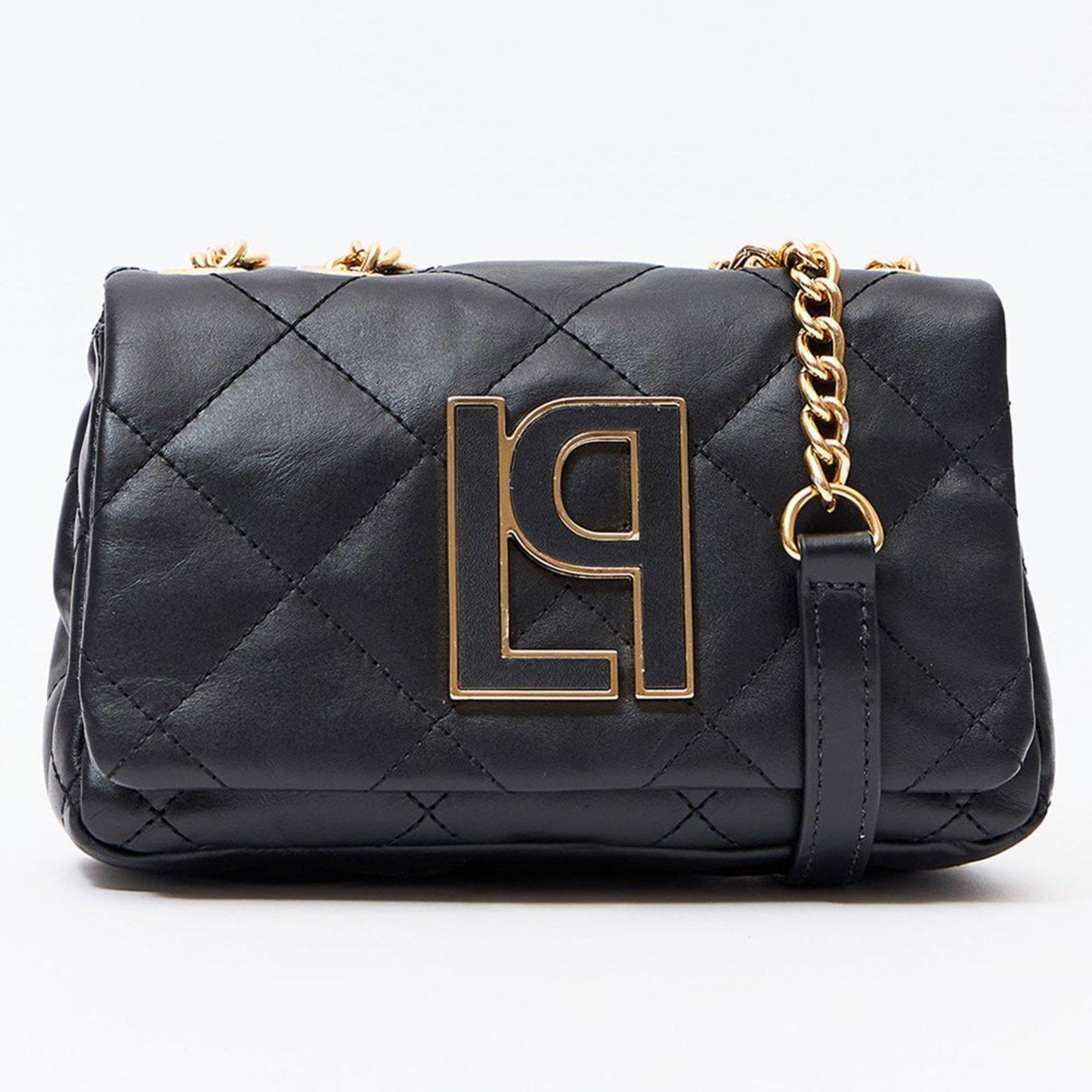 Bolsa Shoulder Lança Perfume Matelasse Pr27 Preto Feminino