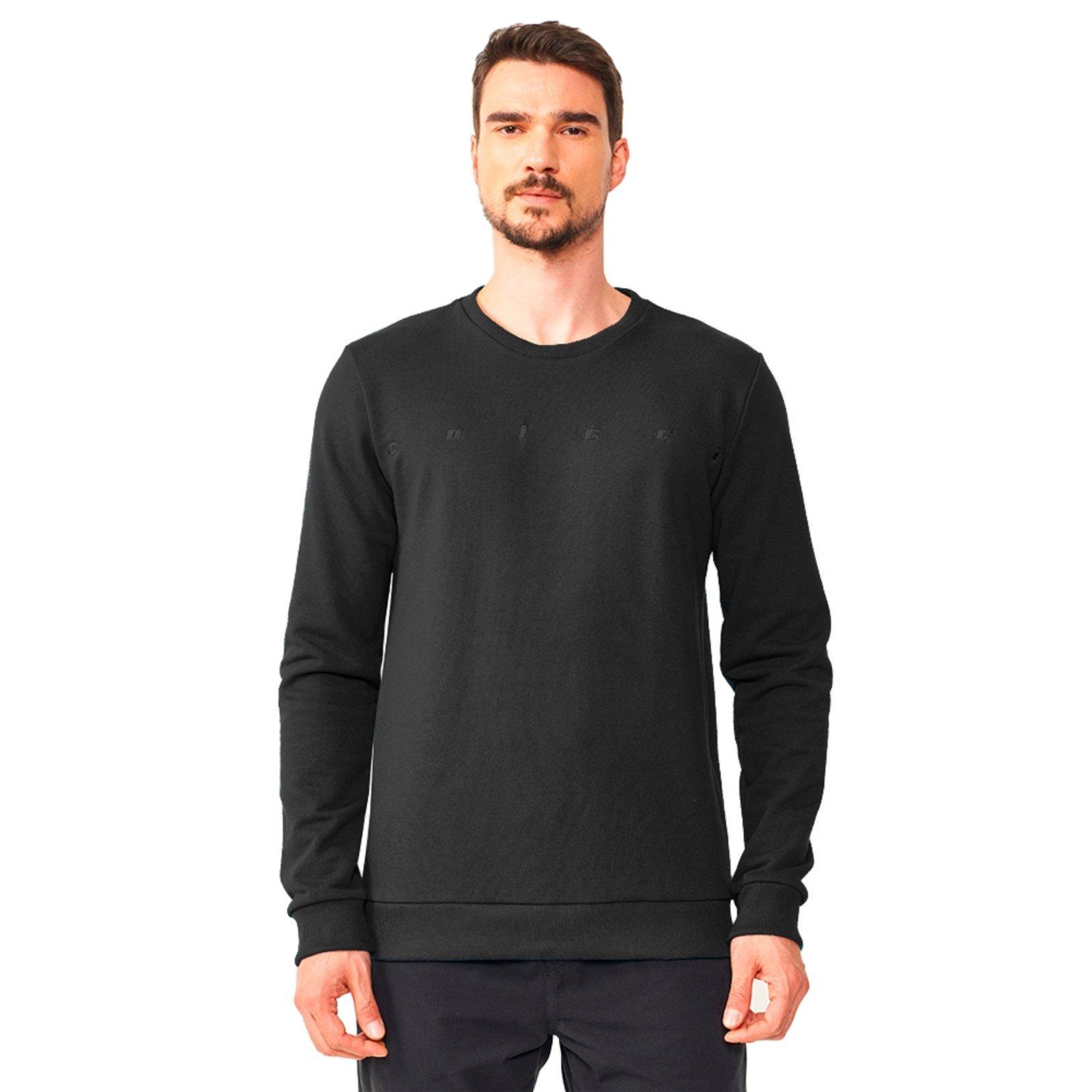 Moletom Colcci Logo Slim Ou24 Preto Masculino