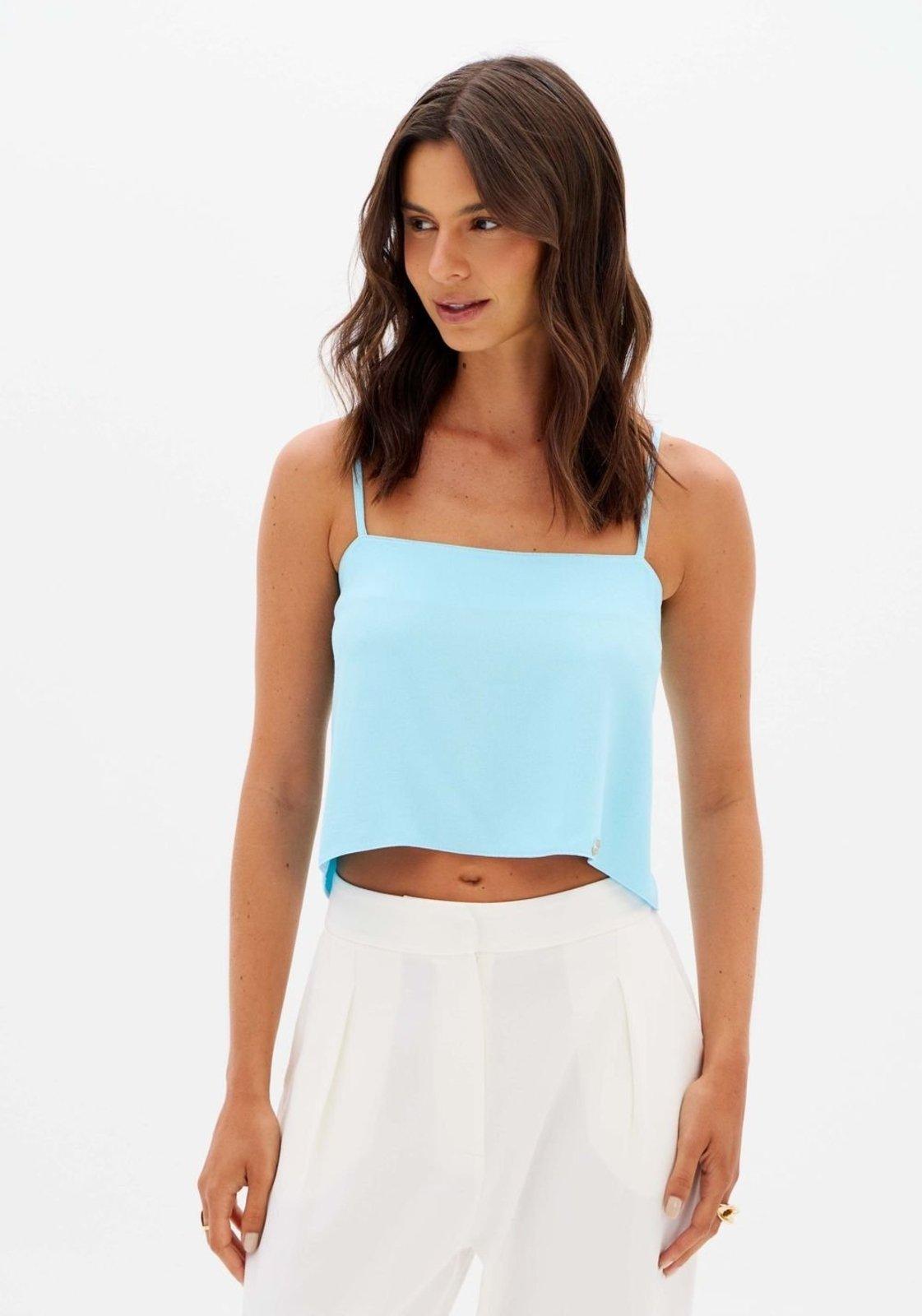 Blusa De Alça Frente Única Lança Perfume