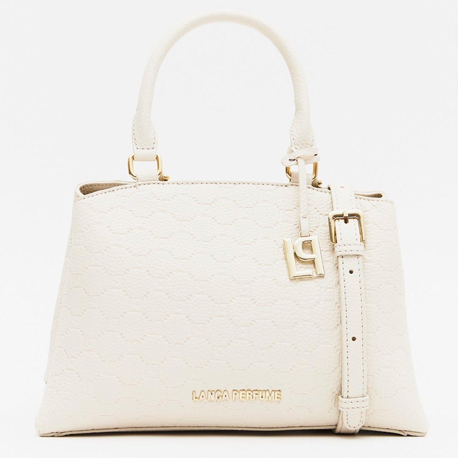 Bolsa Tote Lança Perfume Pingente In26 Off White Feminino