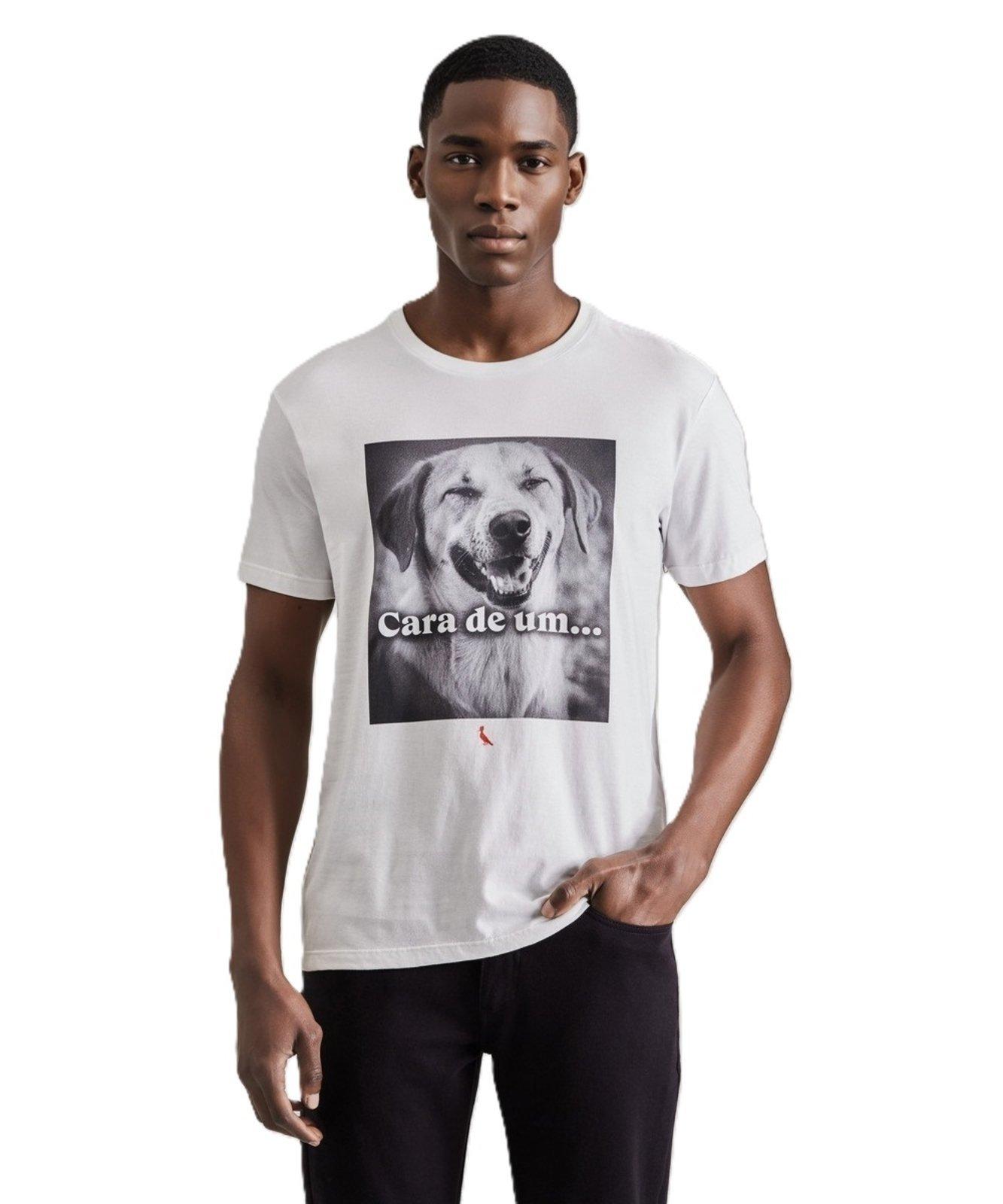 Camiseta Estampa Cara de Um Reserva