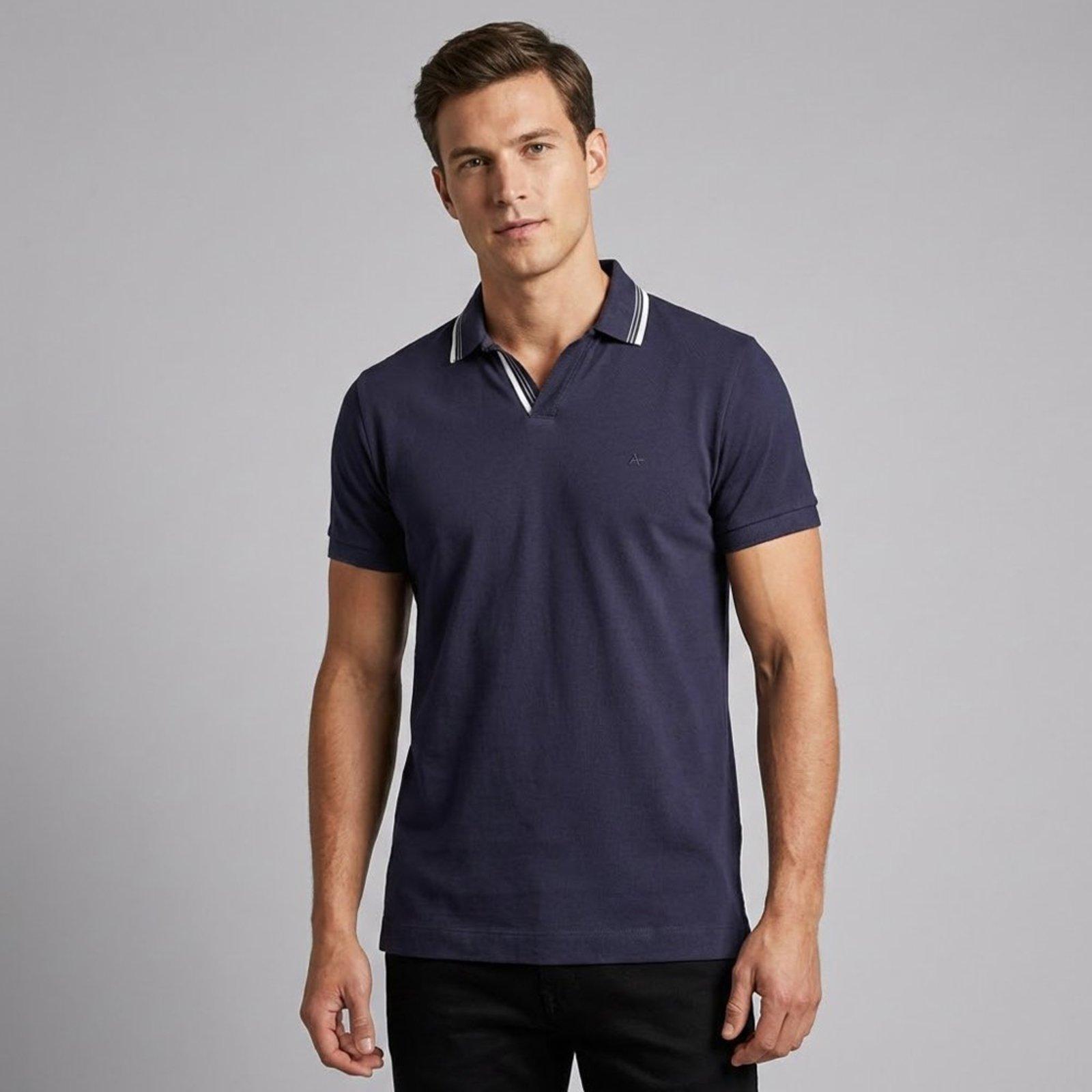 Camisa Polo Aramis Listras Navy In26 Marinho Masculino