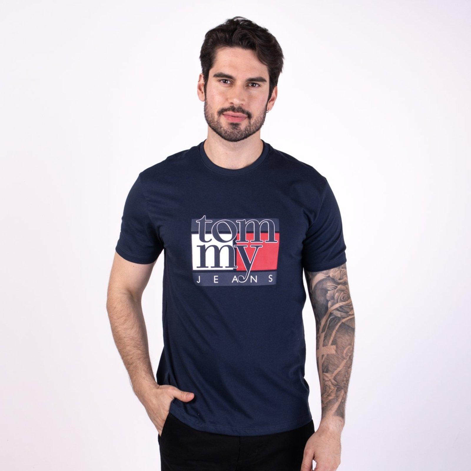 Camiseta Tommy Jeans Big Logo Marinho