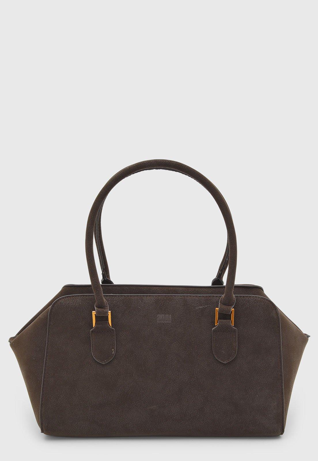 Bolsa Feminina Santa Lolla Estruturada Marrom