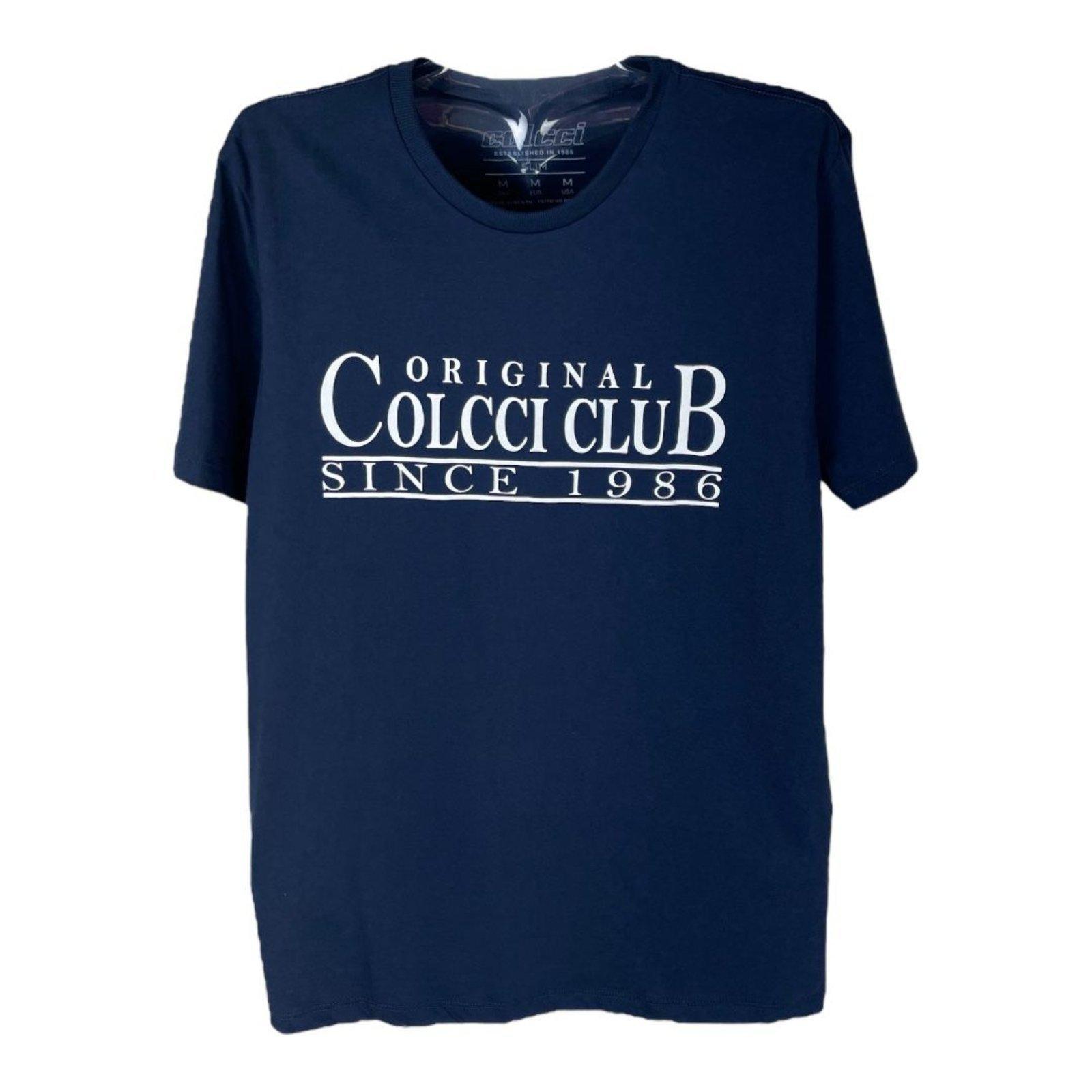 Camiseta Masculina Com Estampa Frontal Colcci Azul Sideral