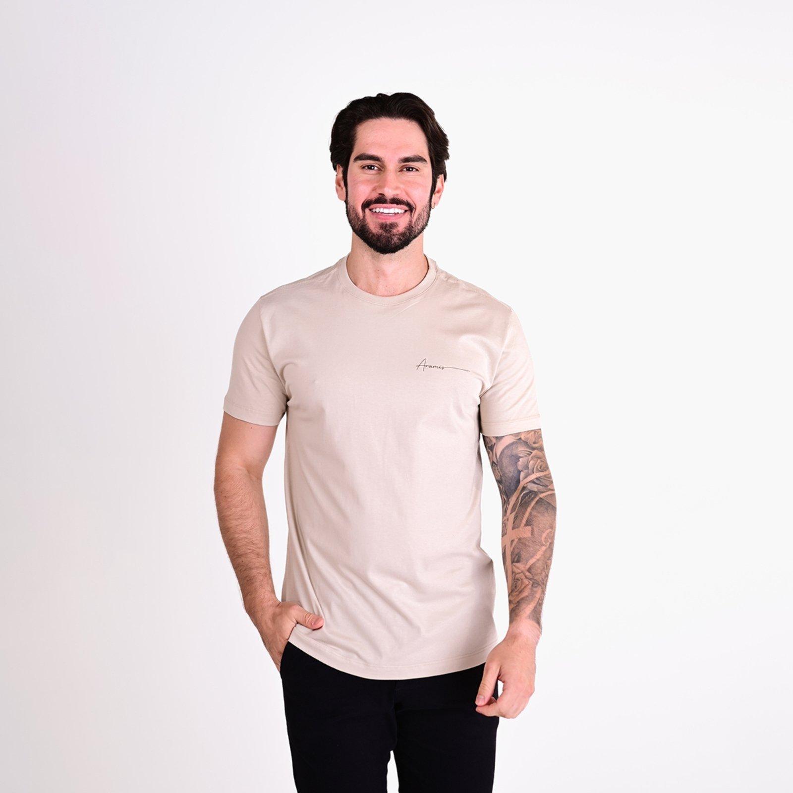 Camiseta Aramis HandWritten Bege