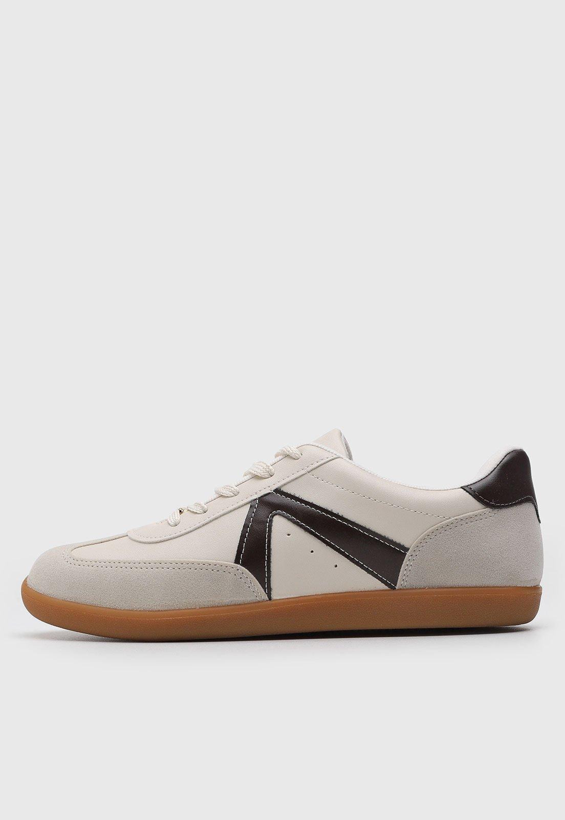 Tênis Feminino Vizzano Cadarço Off-White
