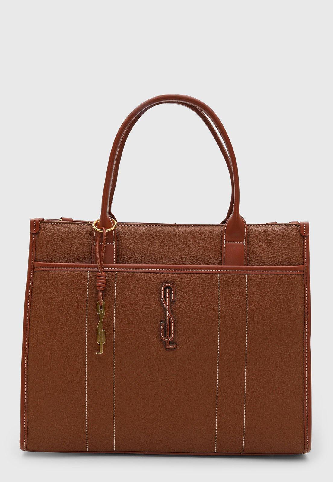 Bolsa Feminina Santa Lolla Grande Marrom
