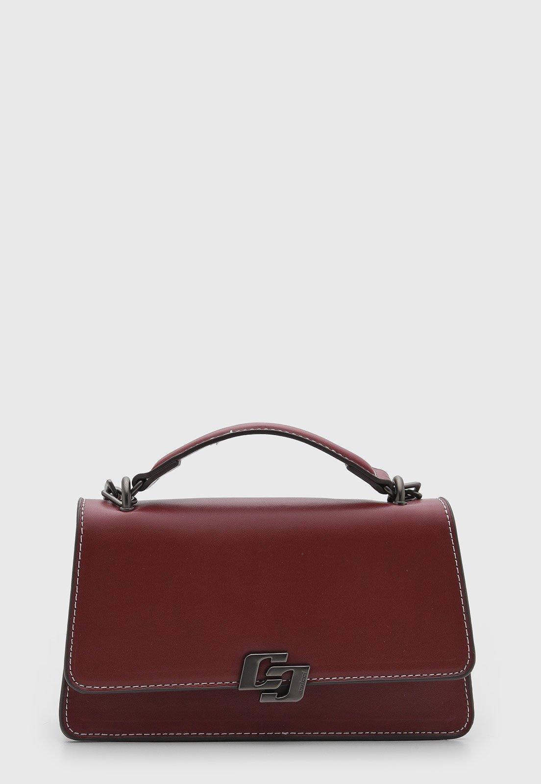 Bolsa Feminina Colcci Estruturada Corrente Vermelha