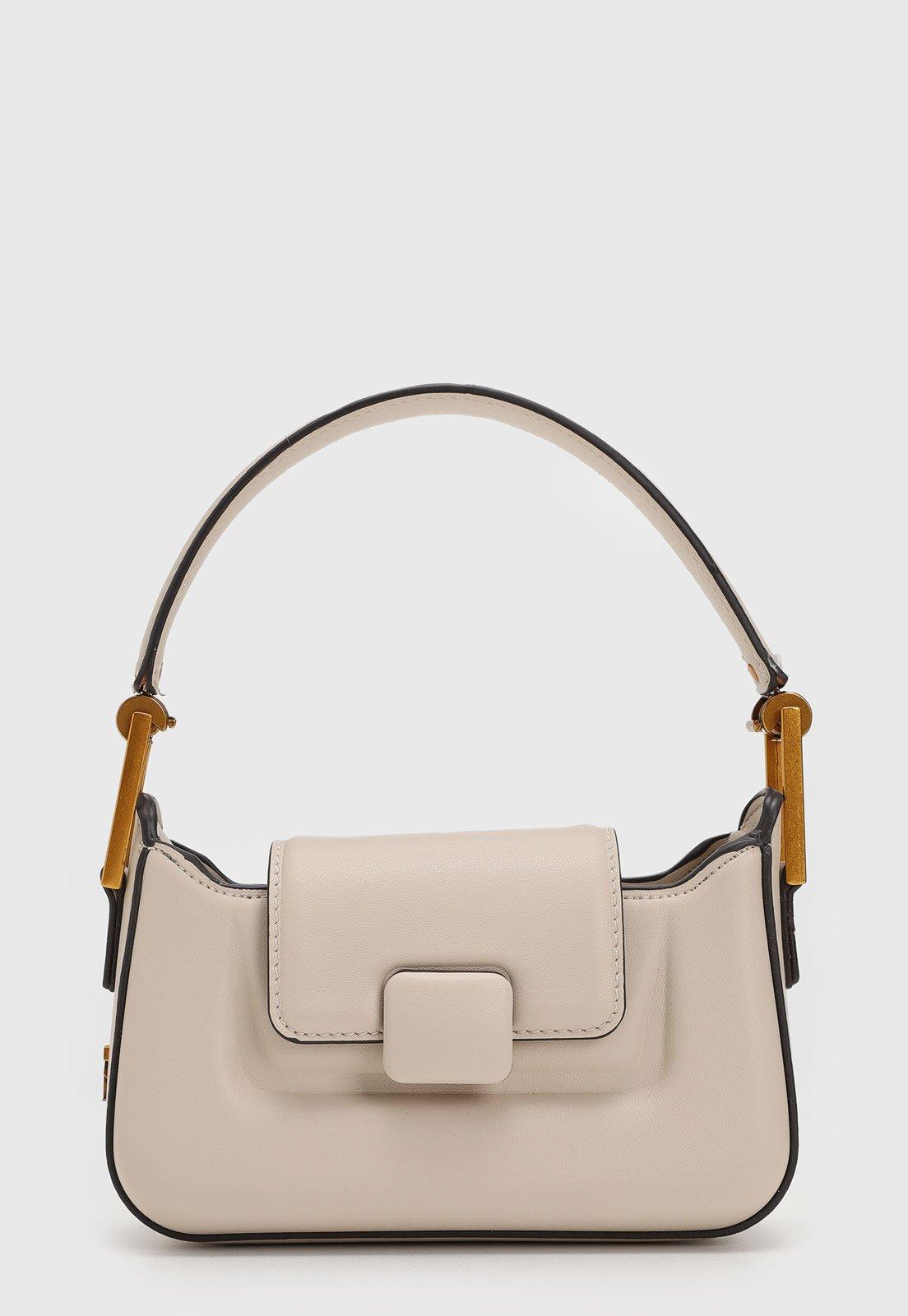 Bolsa Tiracolo Santa Lolla Alça Dupla Off-White