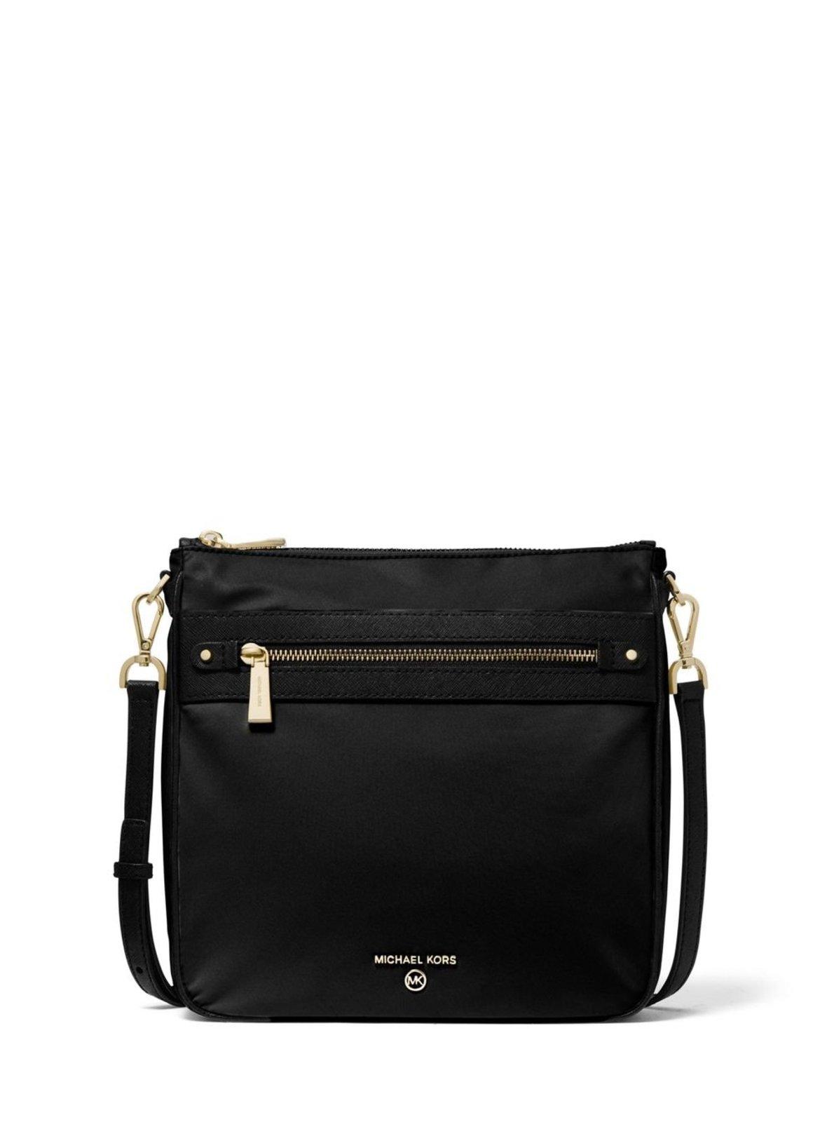 Bolsa transversal jet set grande de náilon Bolsa transversal jet set grande de náilon Black