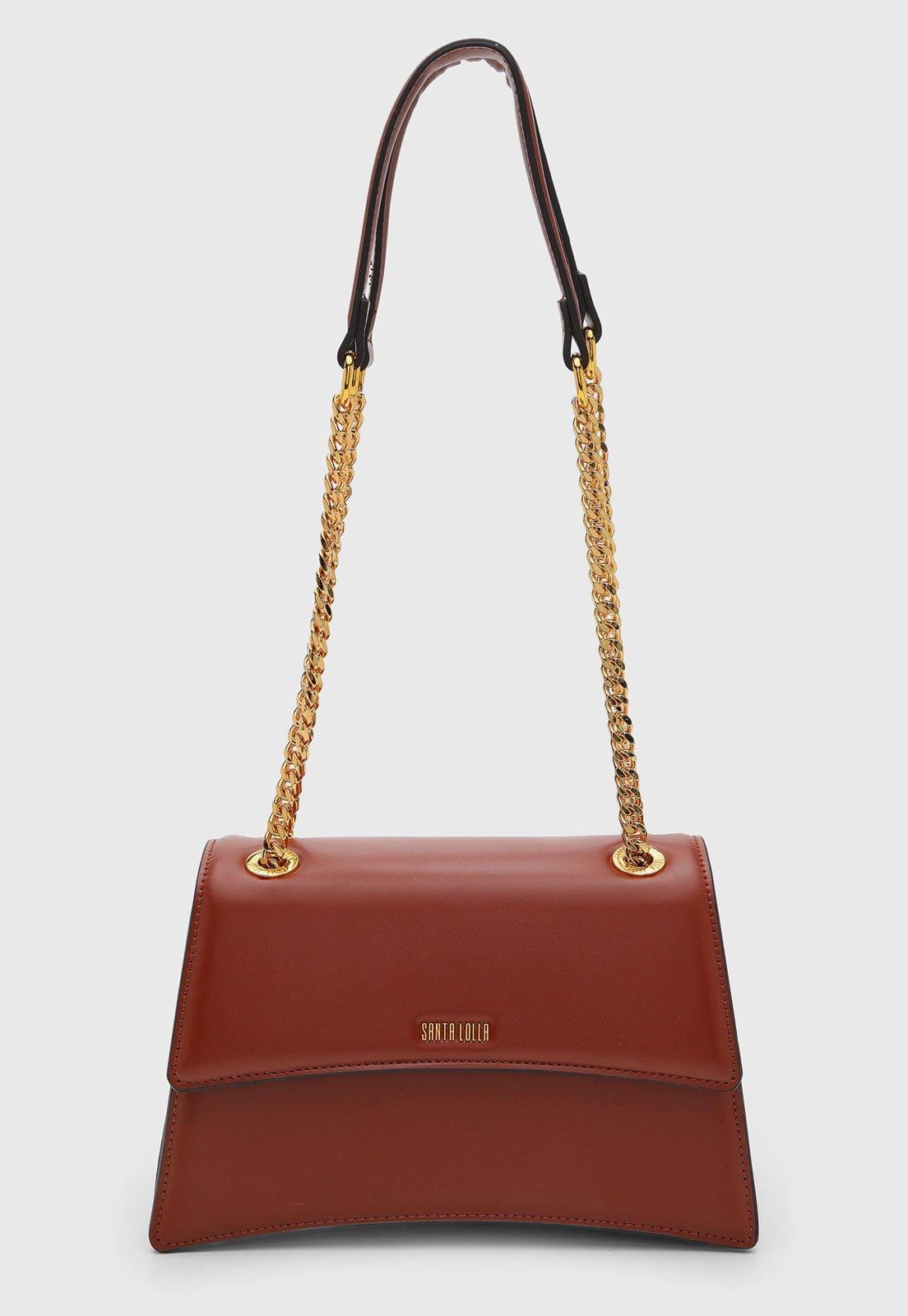 Bolsa Feminina Santa Lolla Média Corrente Terracota