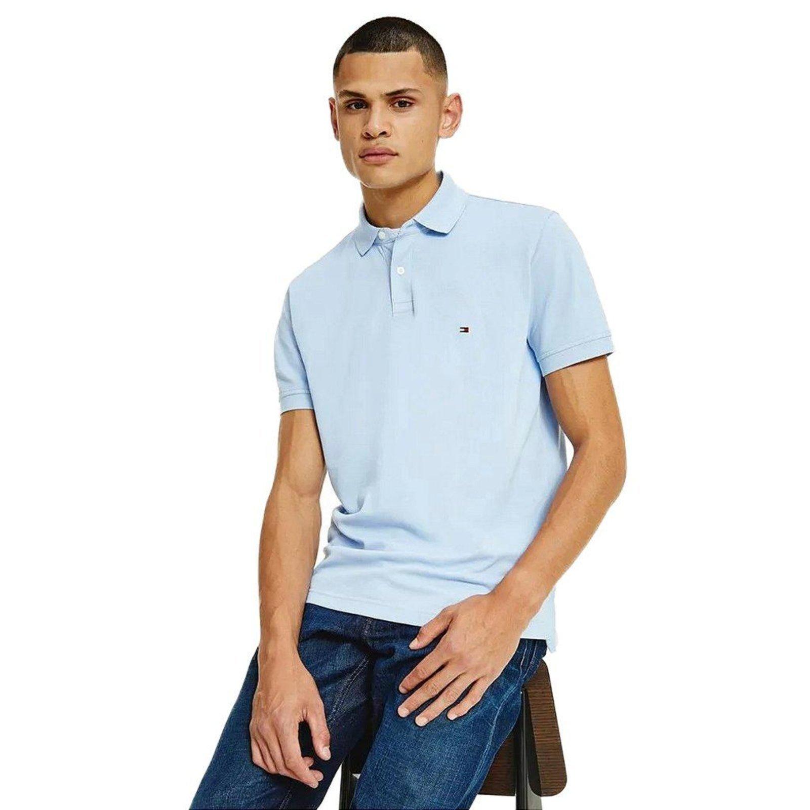 Camiseta Gola Polo Tommy Hilfiger Im 1985 Regular Azul