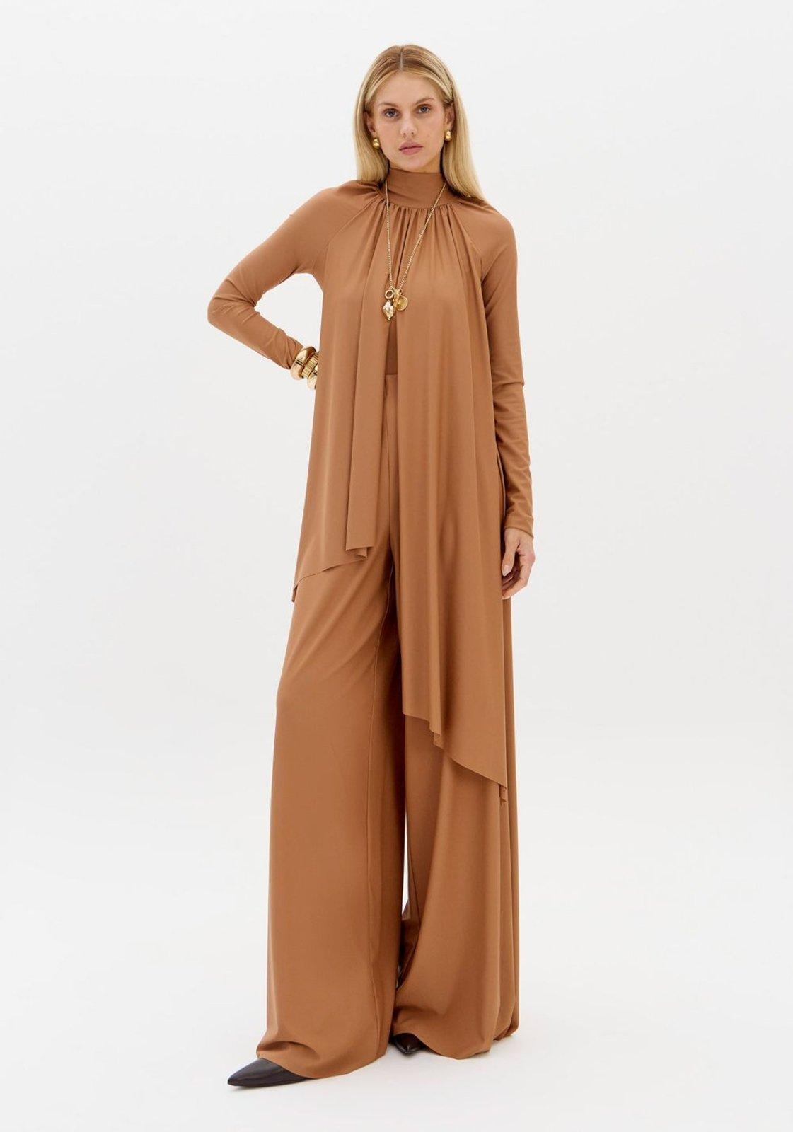 Calça Pantalona De Cintura Alta Lança Perfume