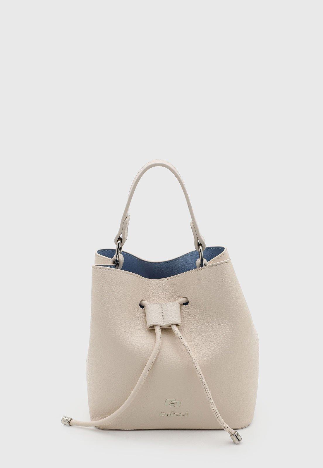 Bolsa Feminina Colcci Estruturada Alça Dupla Off-White