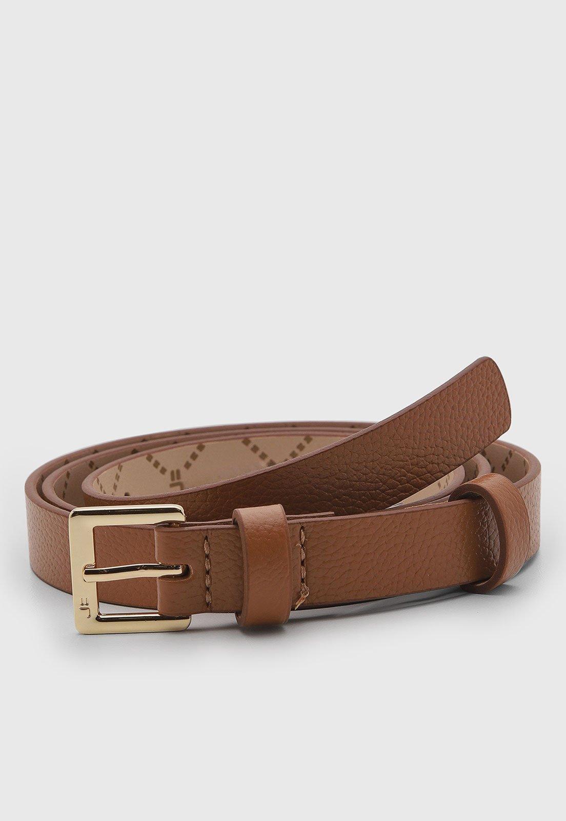 Cinto Feminino Jorge Bischoff Couro Marrom