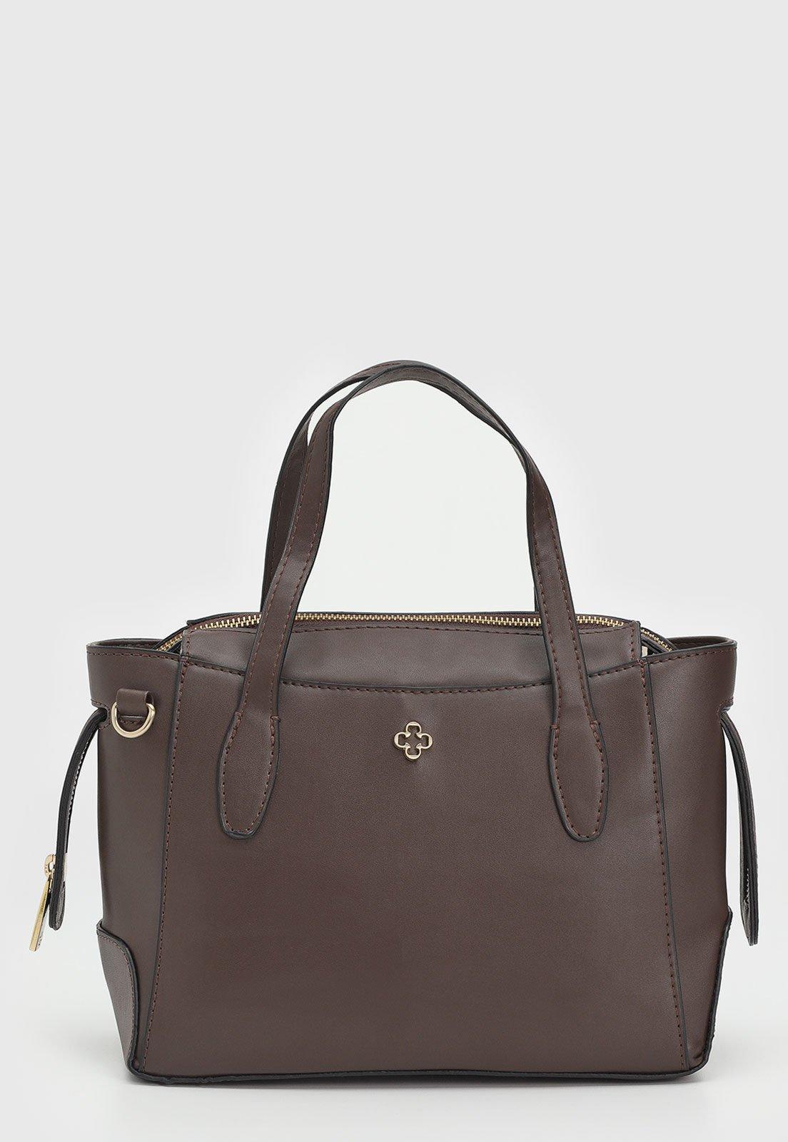 Bolsa Feminina Capodarte Alças Duplas Marrom