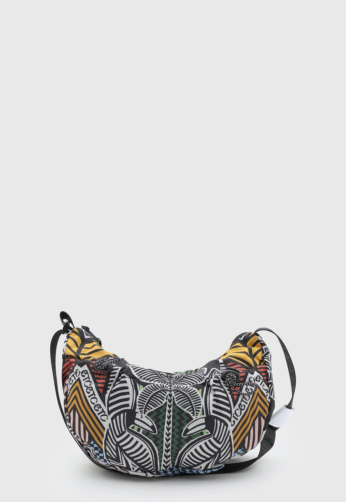 Bolsa Feminina FARM Estampa Vibrante Preta