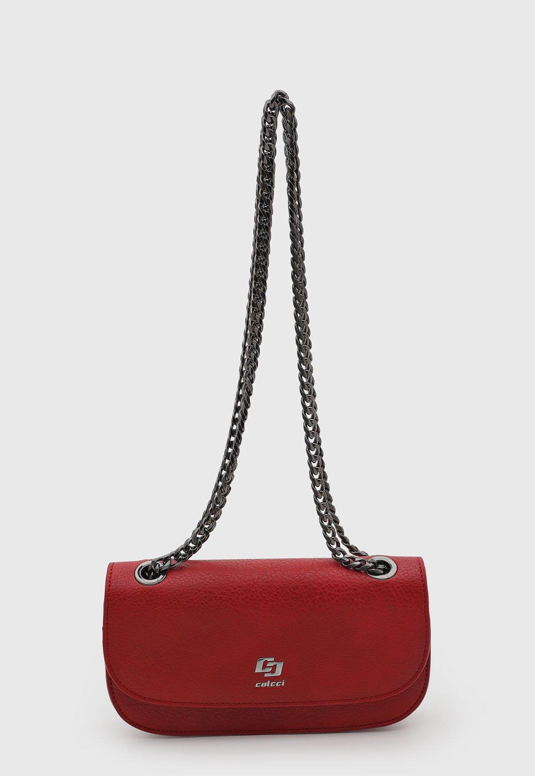 Bolsa Colcci Alça Corrente Vermelha