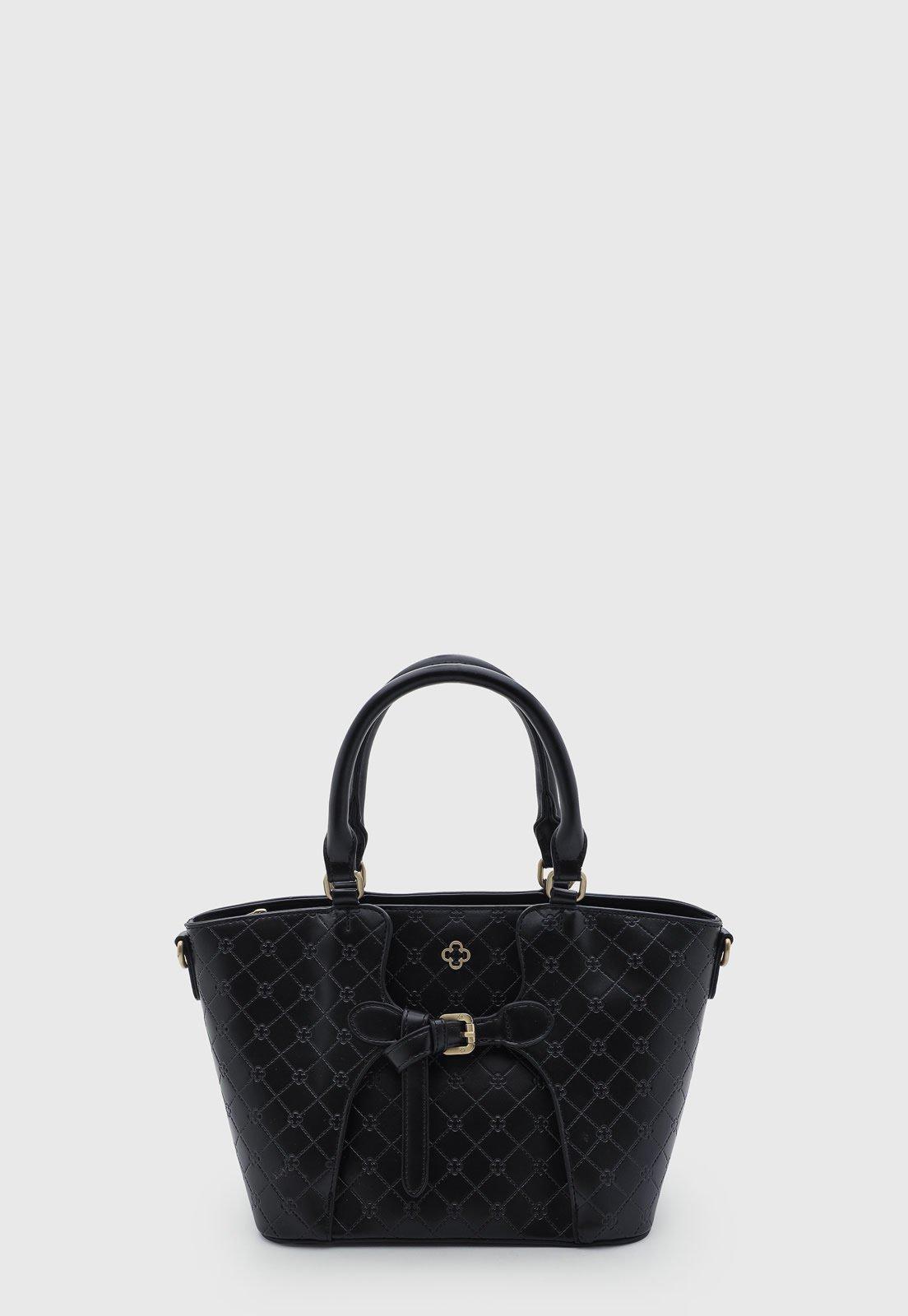 Bolsa Feminina Capodarte Grande Matelassê Preta