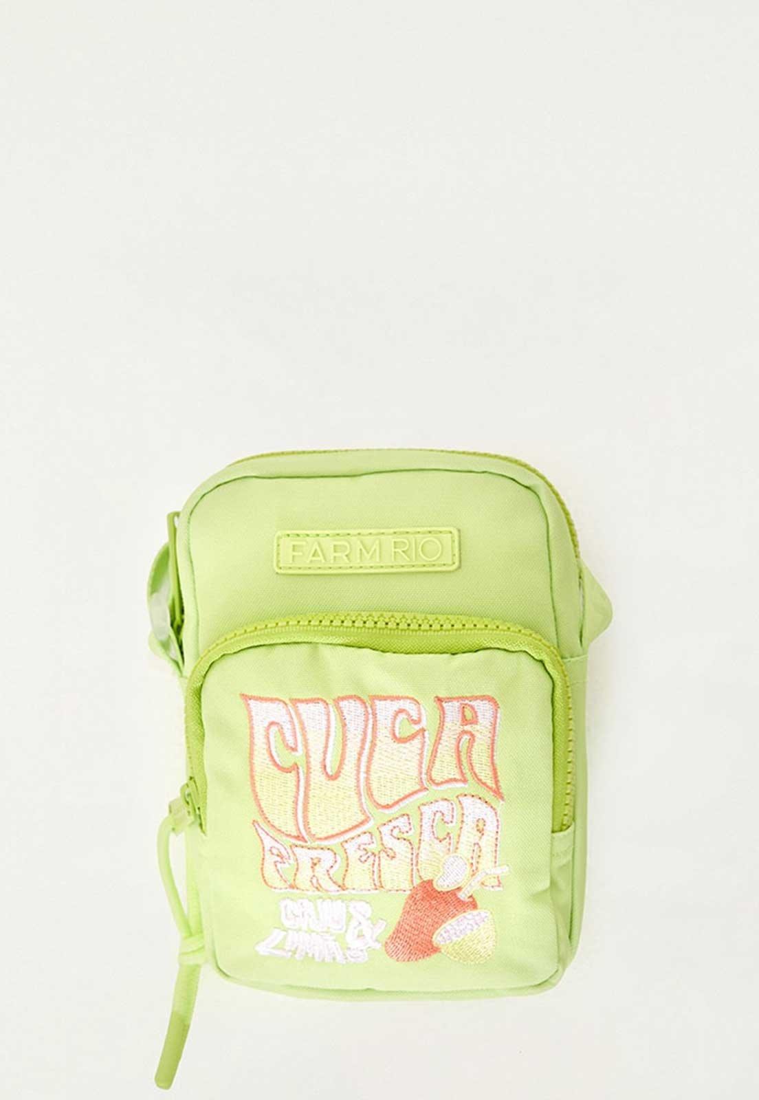 Bolsa Feminina Farm Da Gema Cuca Fresca Verde