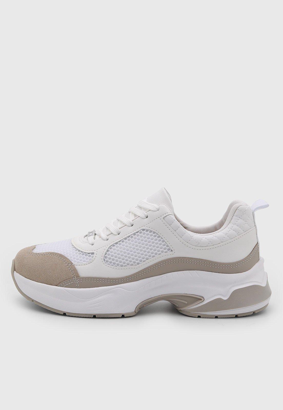 Tênis Feminino Vizzano Cano Baixo Branco