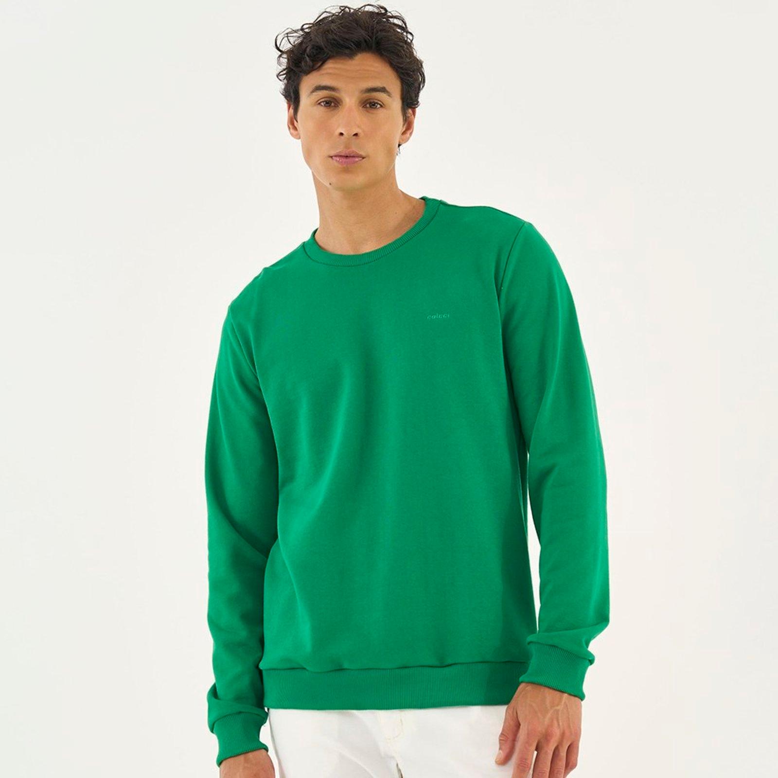 Moletom Colcci Basic In26 Verde Masculino