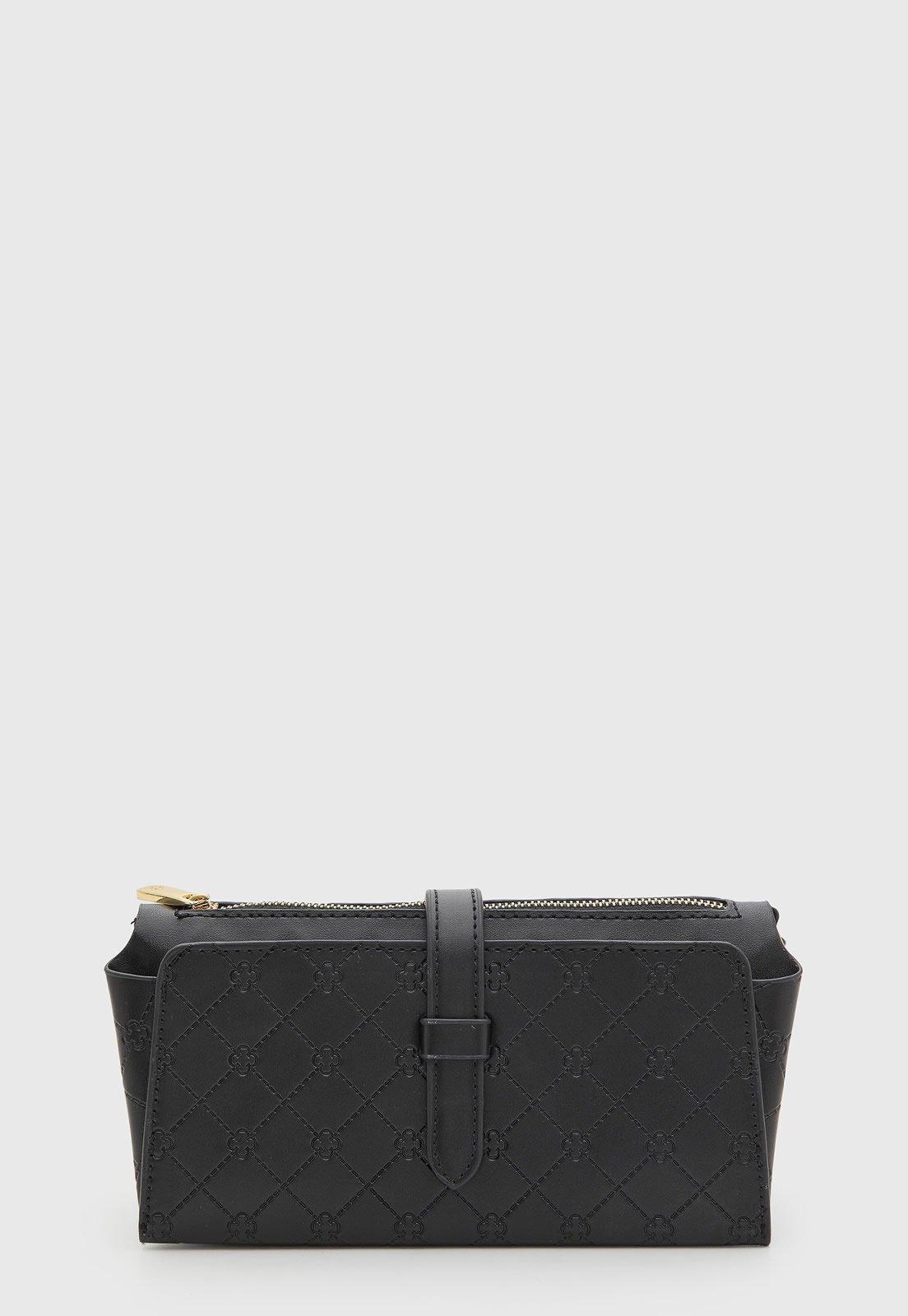 Bolsa Capodarte Retangular Alça Longa Preta
