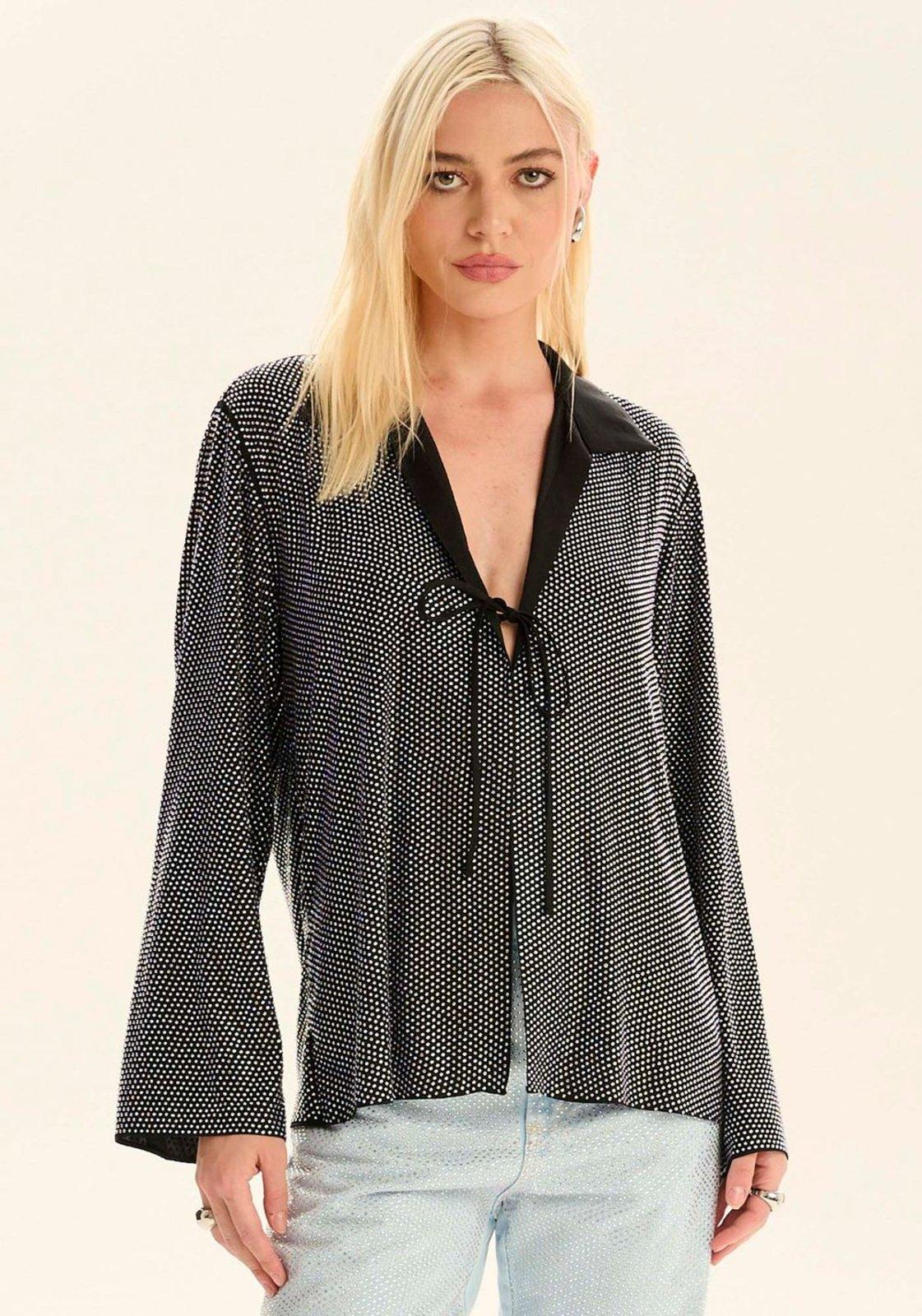 Camisa Descolada Com Aplicação Lança Perfume
