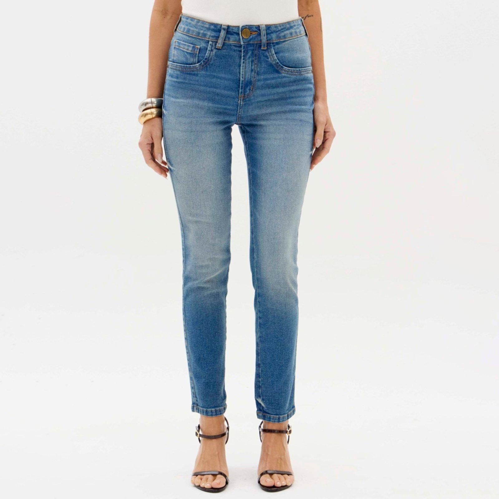 Calça Jeans Lança Perfume Skinny Ankle H Ou26 Azul Feminino