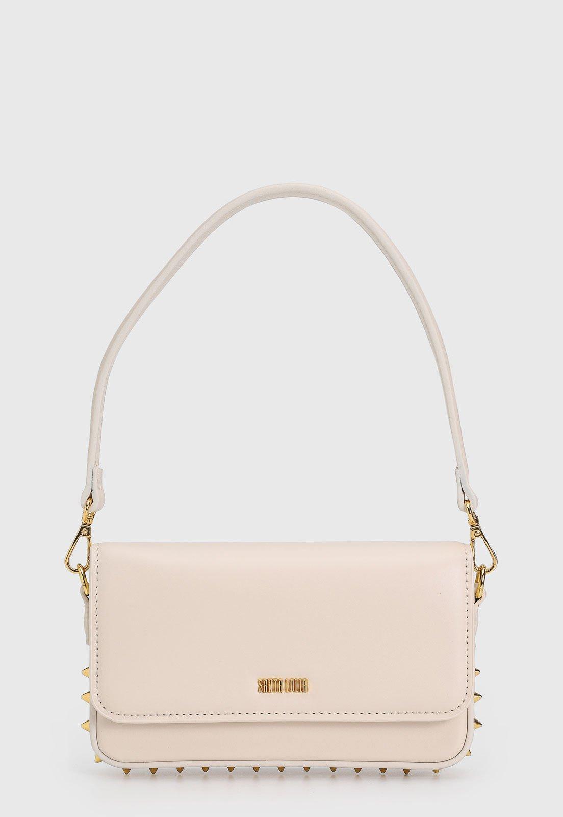 Bolsa Feminina Santa Lolla Spikes Off White