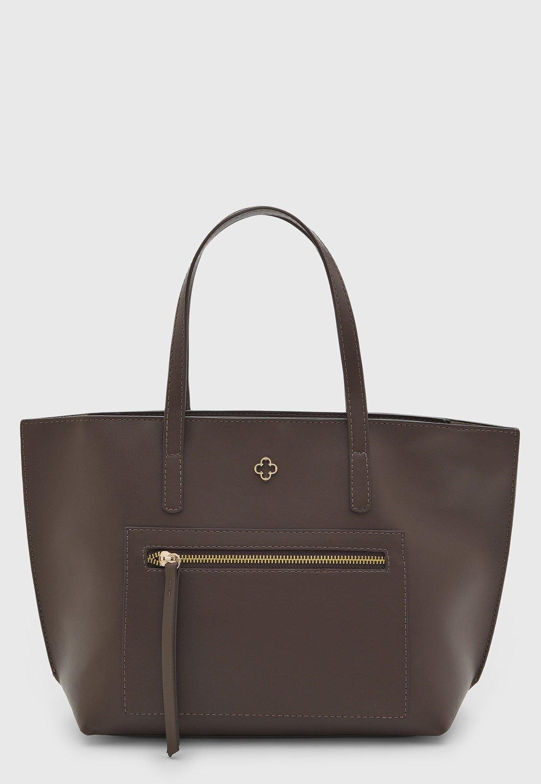 Bolsa Capodarte Estruturada Marrom