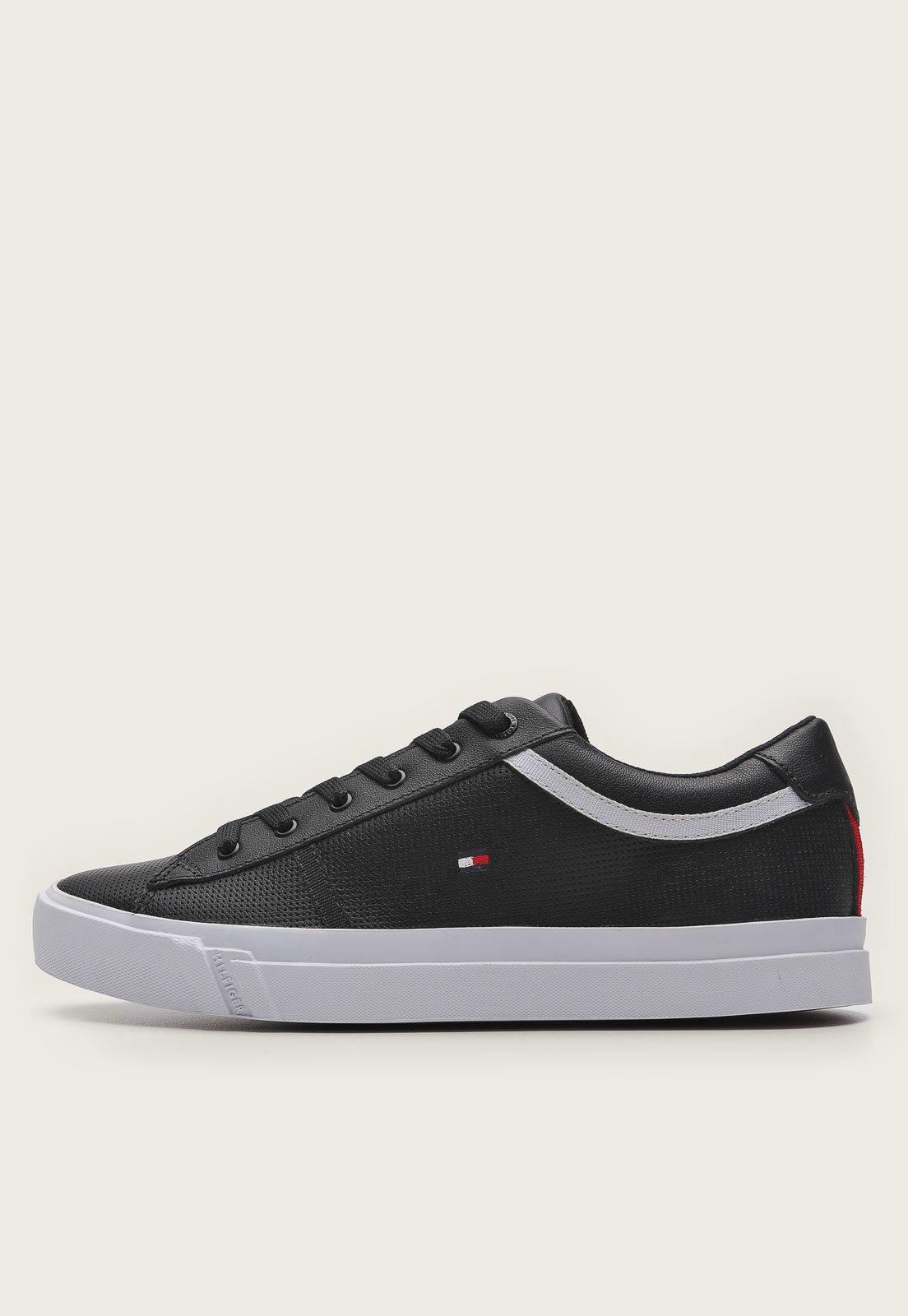 Tênis Tommy Hilfiger Logo Preto