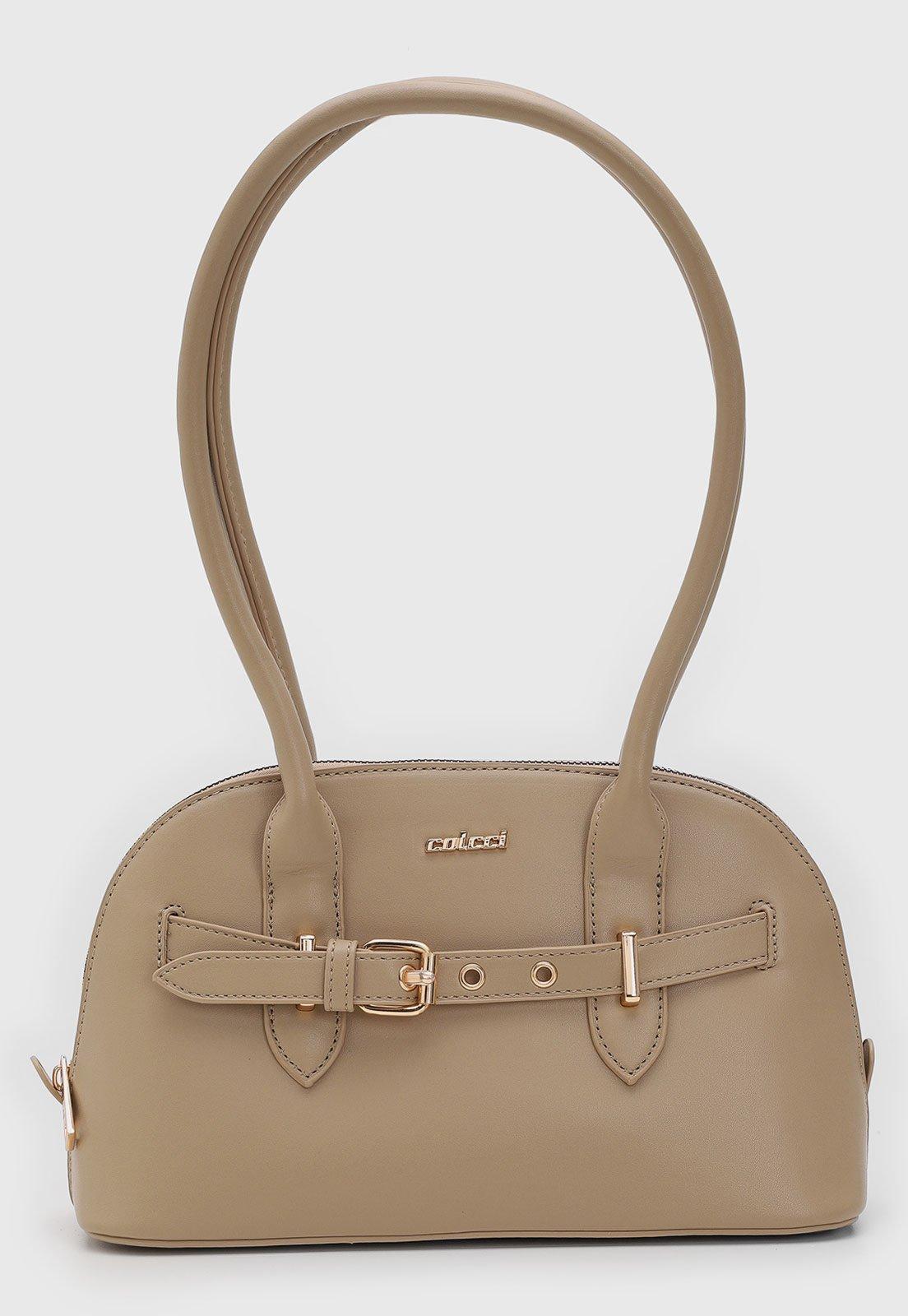 Bolsa Feminina Colcci Estruturada Fivela Bege