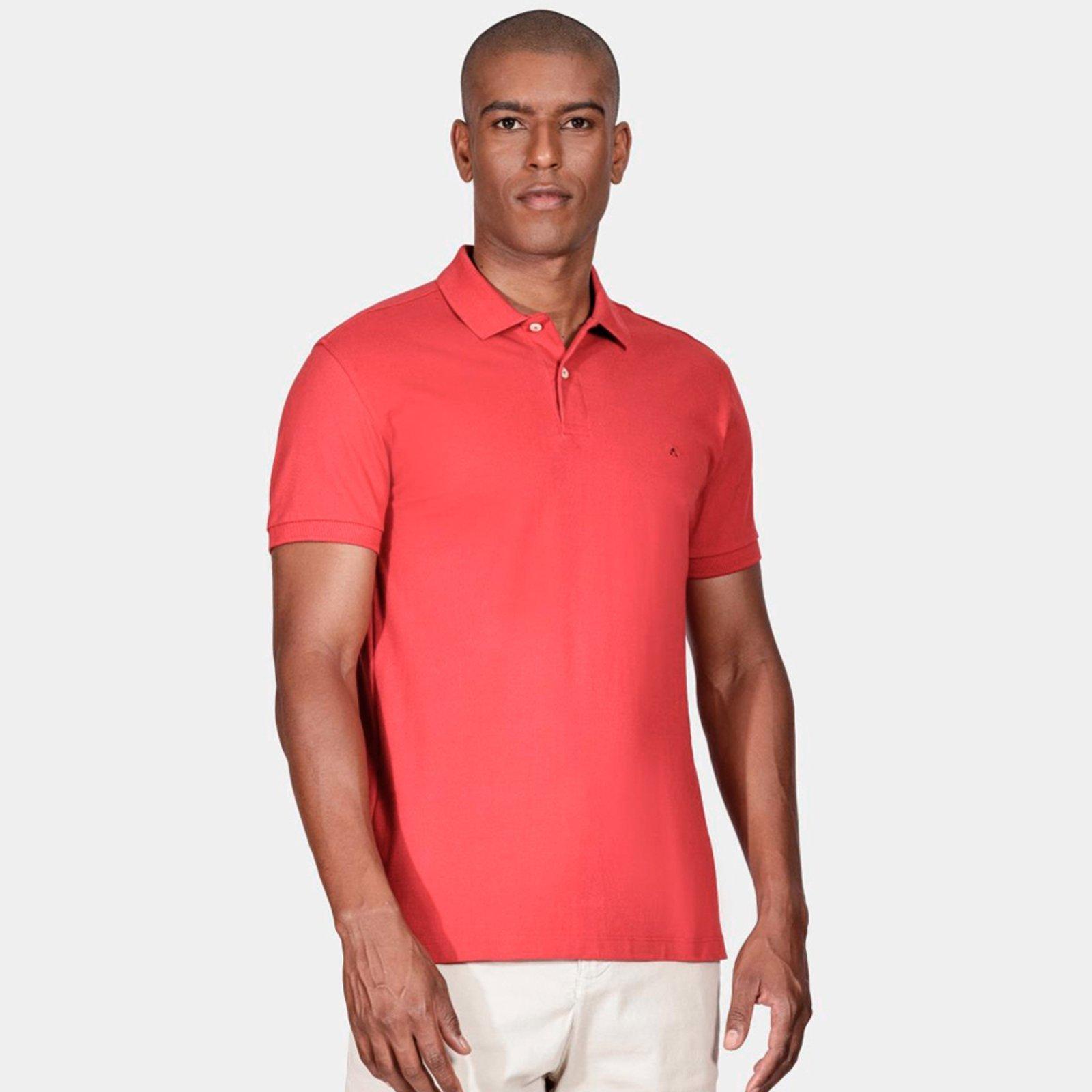 Camisa Polo Aramis Piquet Basic Ou25 Vermelho Masculino