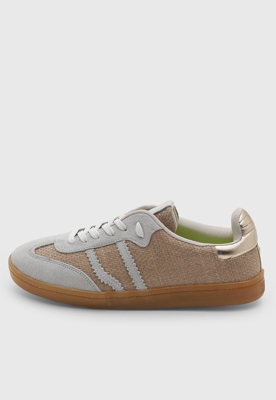 Tênis Feminino Santa Lolla Couro Bege