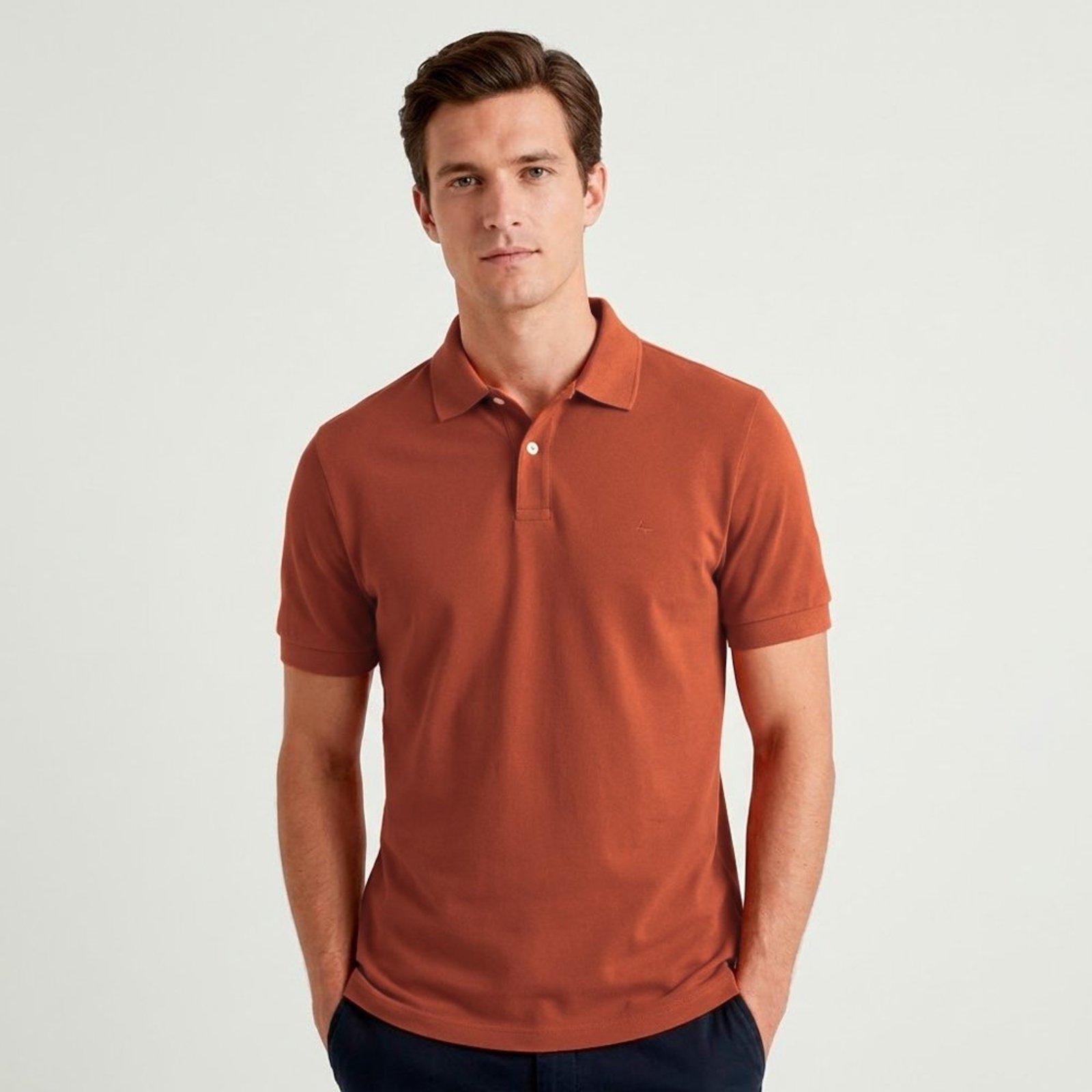 Camisa Polo Aramis Basic Piquet In26 Laranja Masculino