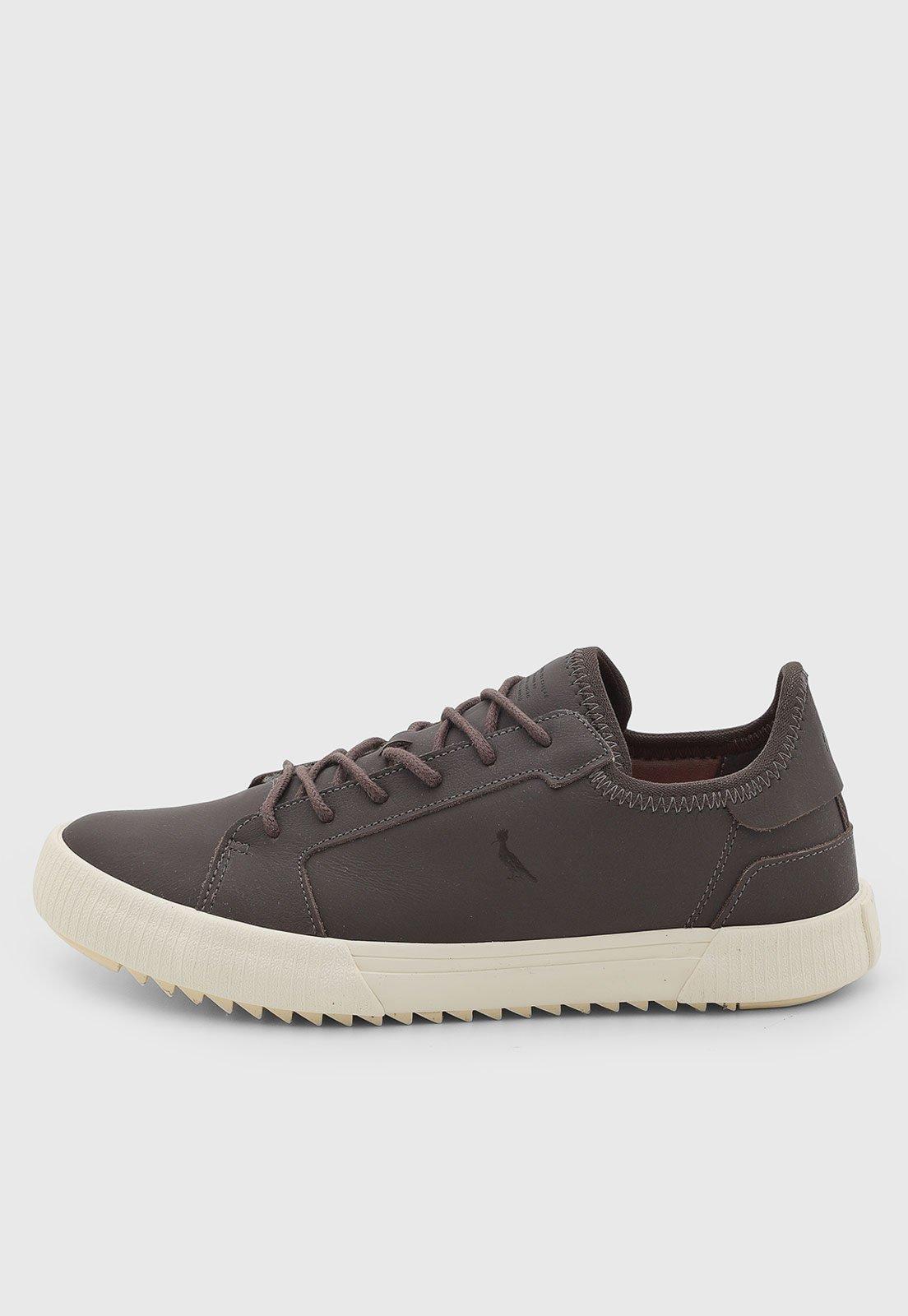Tênis Masculino Reserva Couro Marrom