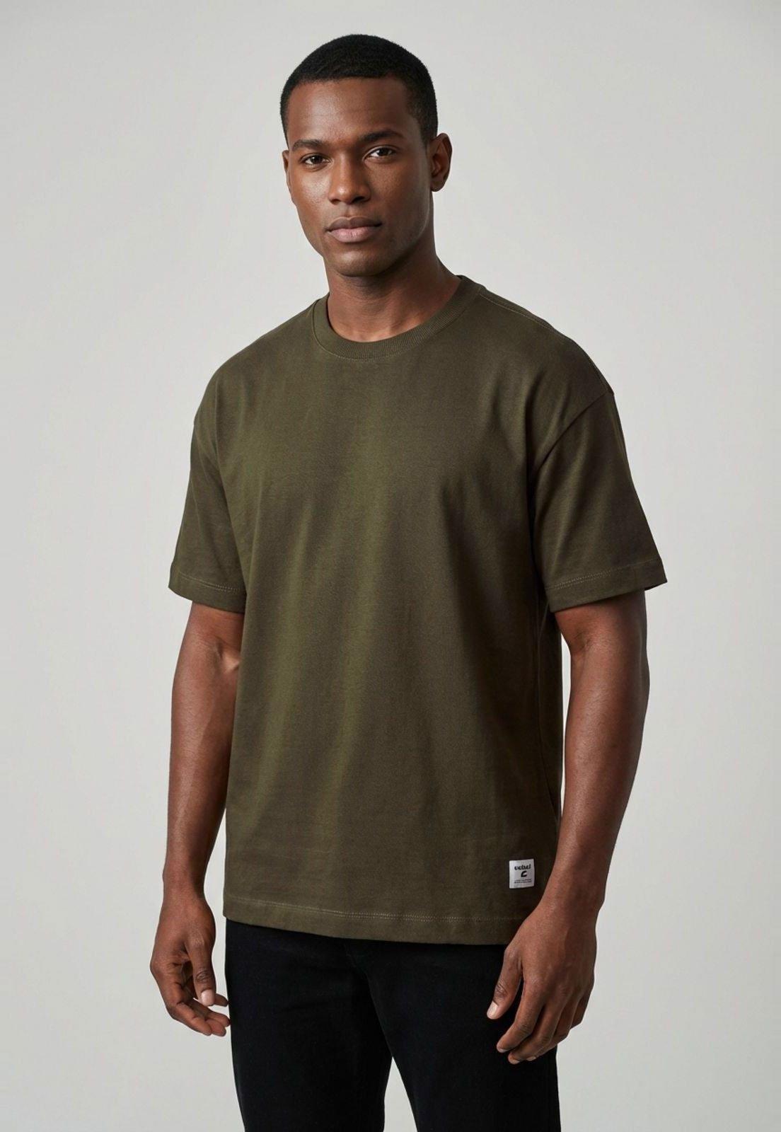 Camiseta Masculina Colcci Básica Verde