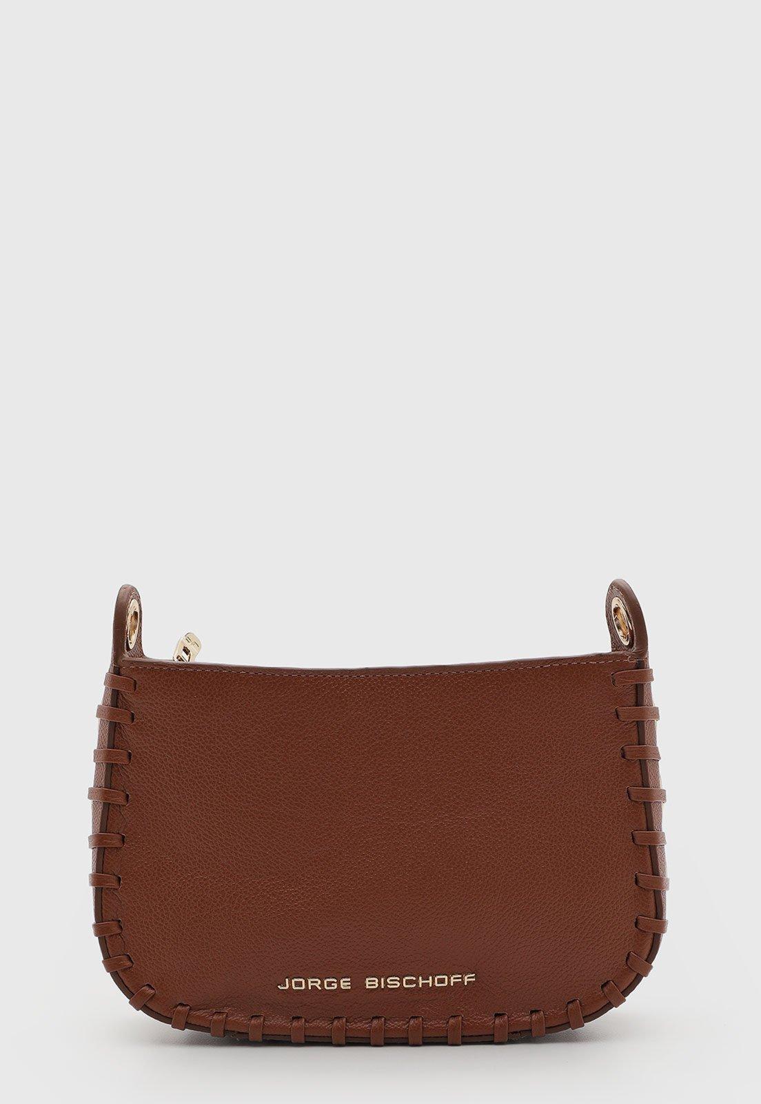 Bolsa Feminina Jorge Bischoff Couro Marrom