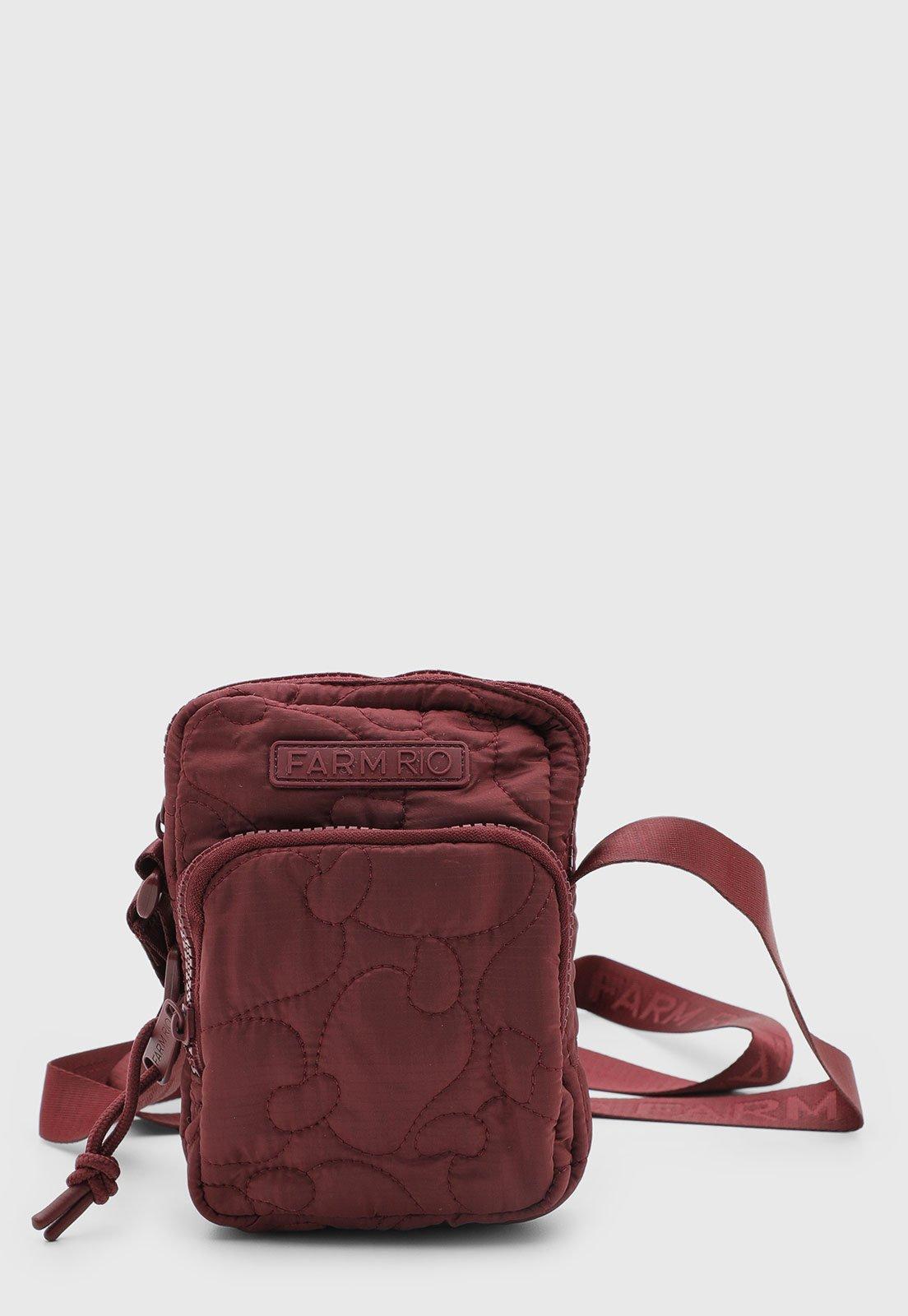 Bolsa Feminina FARM Acolchoada Vinho
