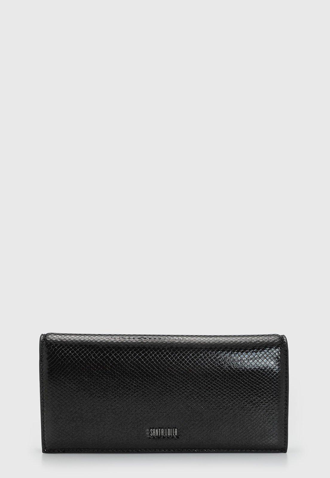 Bolsa Feminina Santa Lolla Texturizada Preta